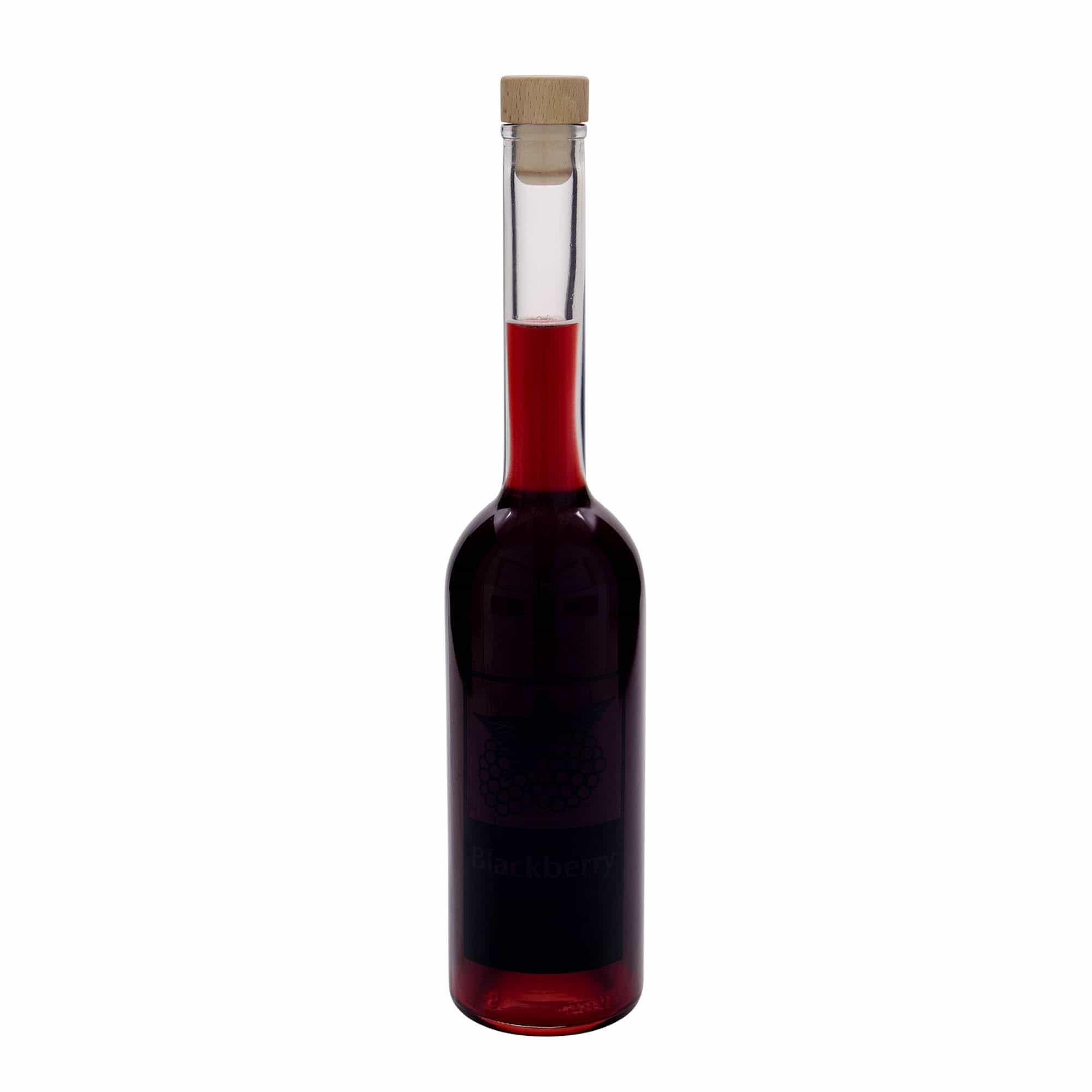 500 ml staklena boca 'Opera', motiv: kupina, grlo: čep