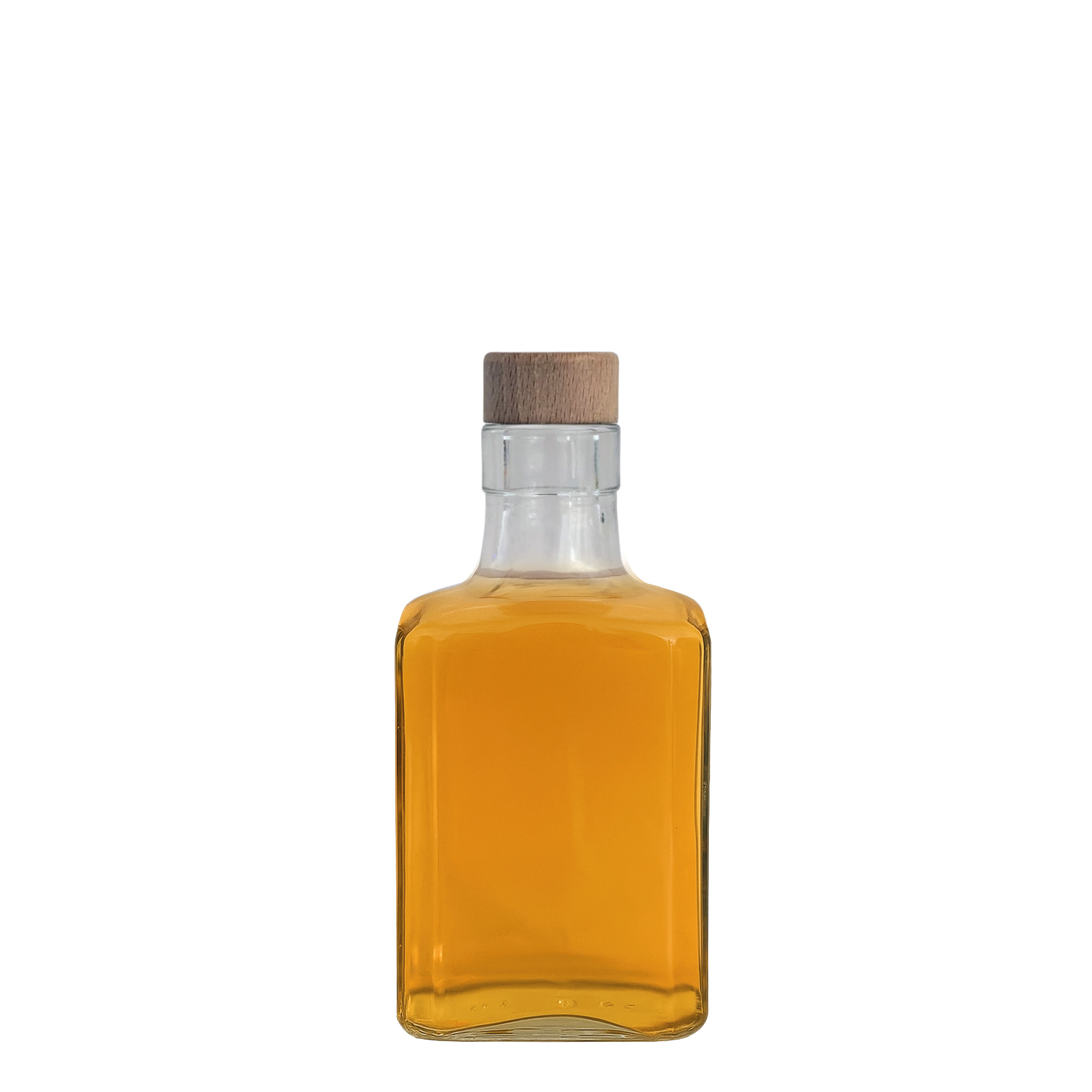 250 ml staklena boca 'Decanter Quadro Oberband', četvrtasta, otvor: pluta 250 ml staklena boca 'Decanter Quadro Oberband', četvrtasta, otvor: pluta
