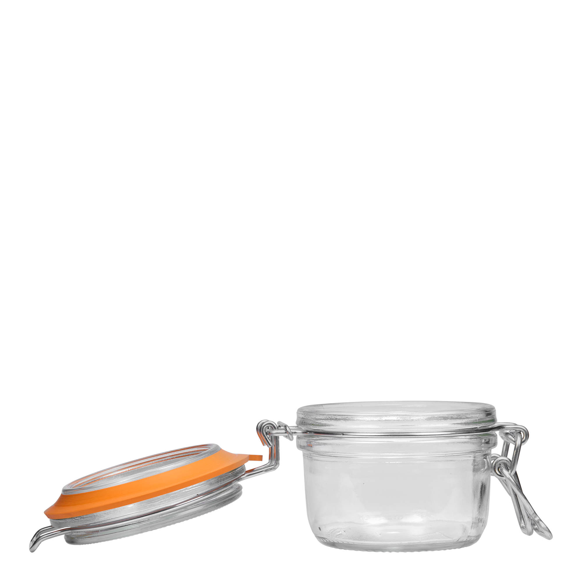 125 ml staklena tegla s metalnim zatvaračem 'Le Parfait Super Terrine', otvor: zatvarač s metalnim kopčama 125 ml staklena tegla s metalnim zatvaračem 'Le Parfait Super Terrine', otvor: zatvarač s metalnim kopčama