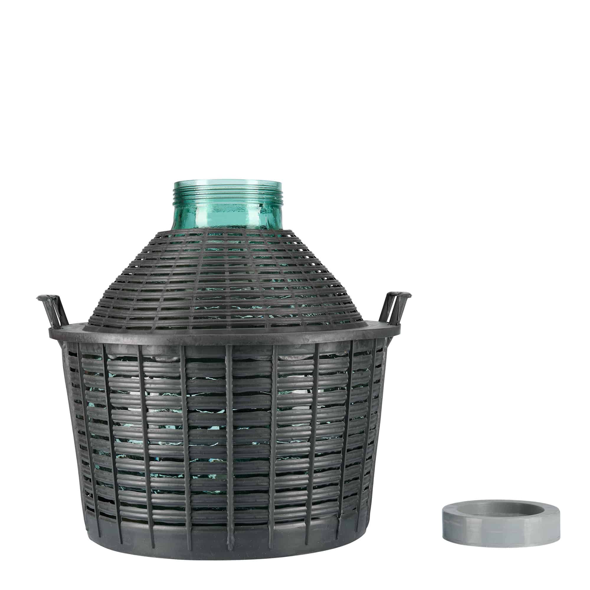 25 l balonska boca širokog grla, staklo, otvor: navojni zatvarač