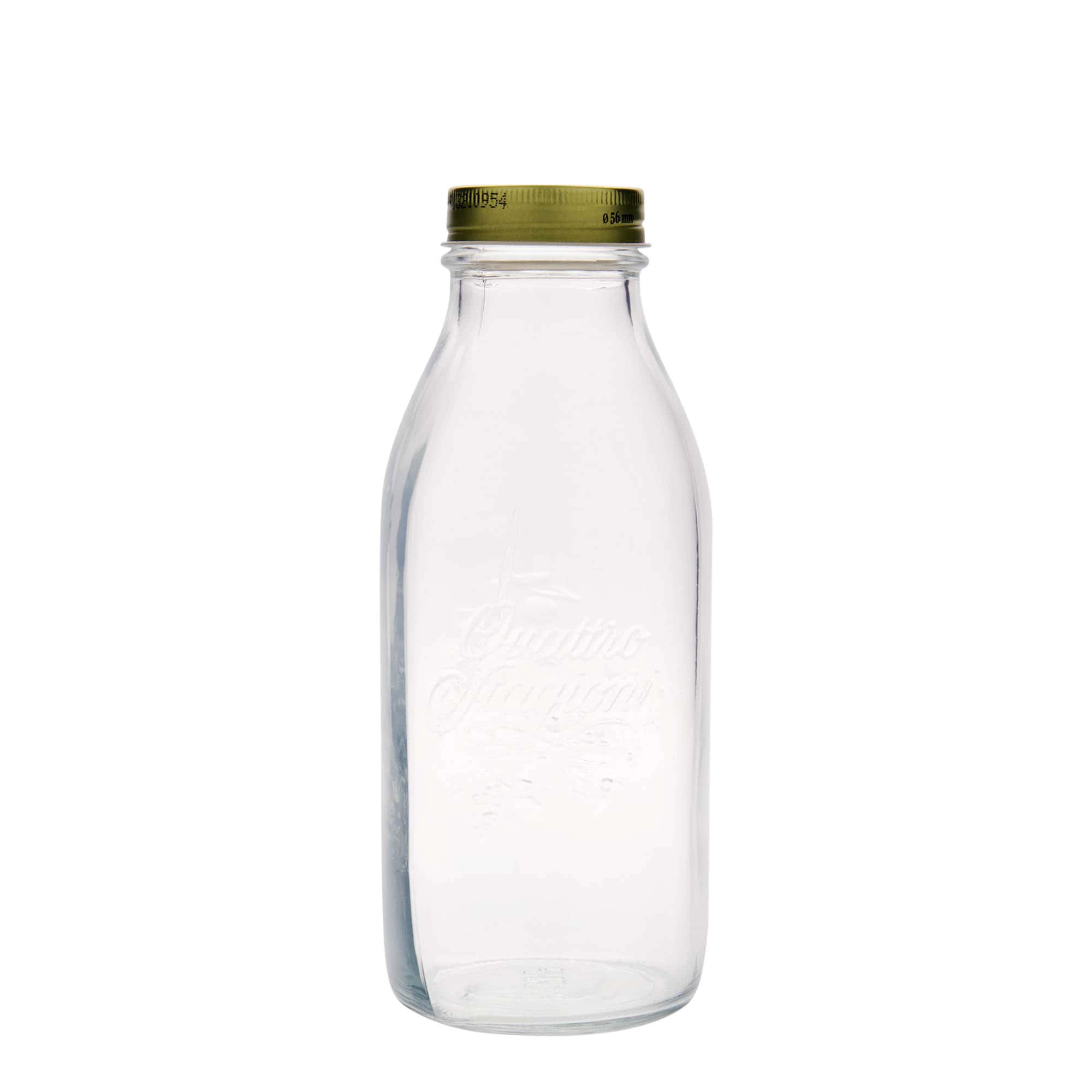 1.000 ml staklena boca 'Quattro Stagioni', grlo: navojni čep