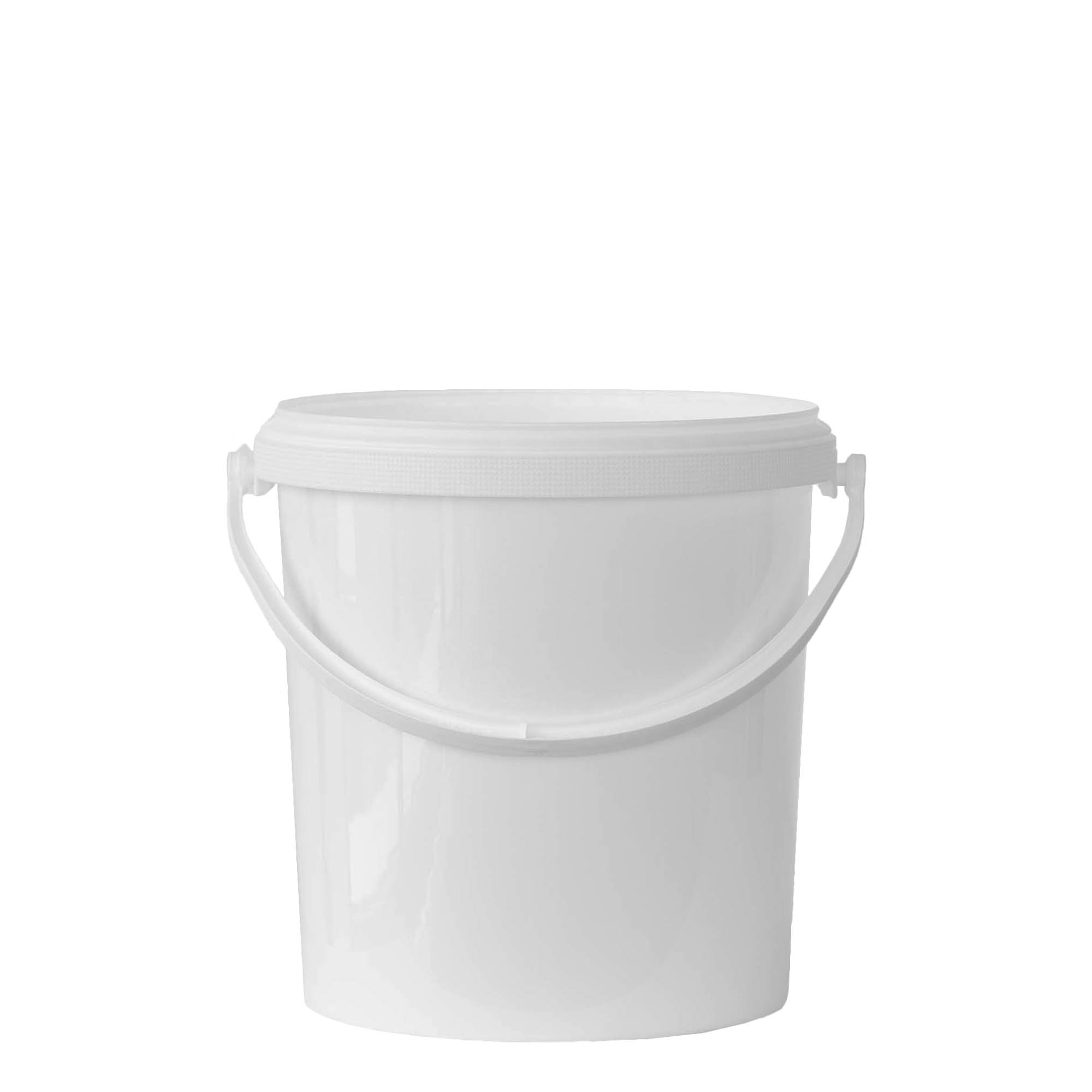 6 l kanta, PP plastika, bijela 6 l kanta, PP plastika, bijela