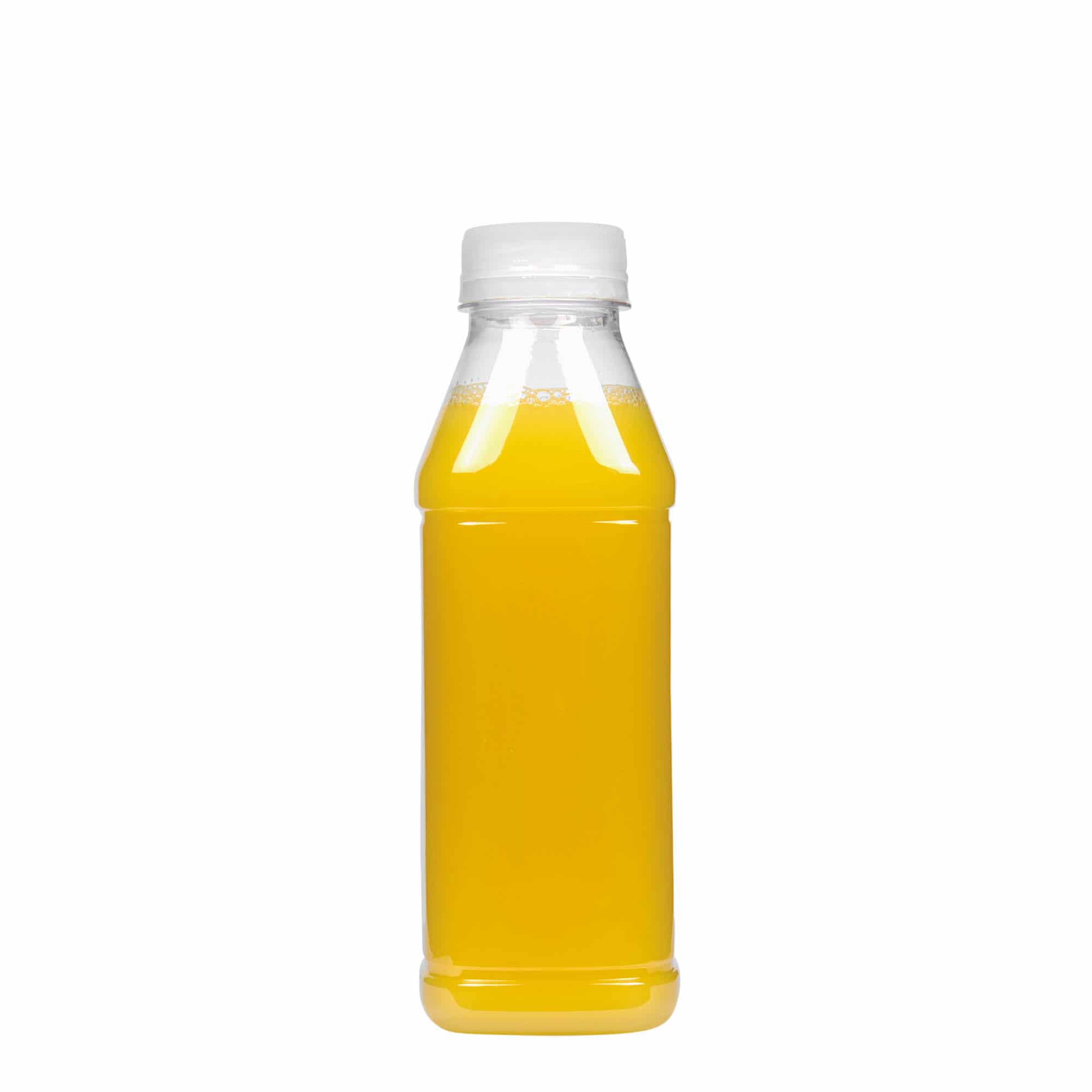 500 ml PET-boca 'Milk and Juice Carré', kvadratna, plastična, grlo: 38 mm