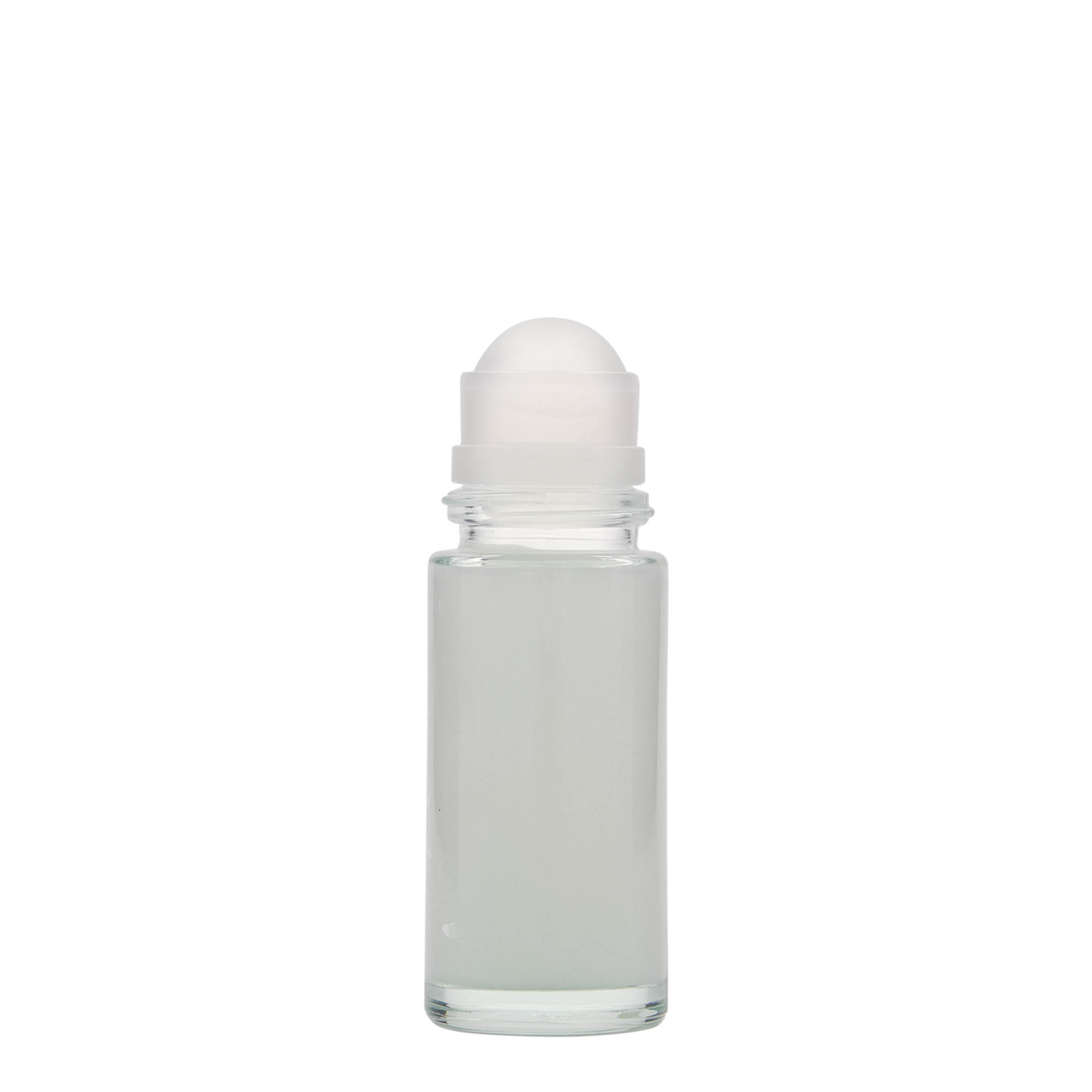 50 ml bočica s roll-on aplikatorom, staklena, grlo: navojni zatvarač 50 ml bočica s roll-on aplikatorom, staklena, grlo: navojni zatvarač
