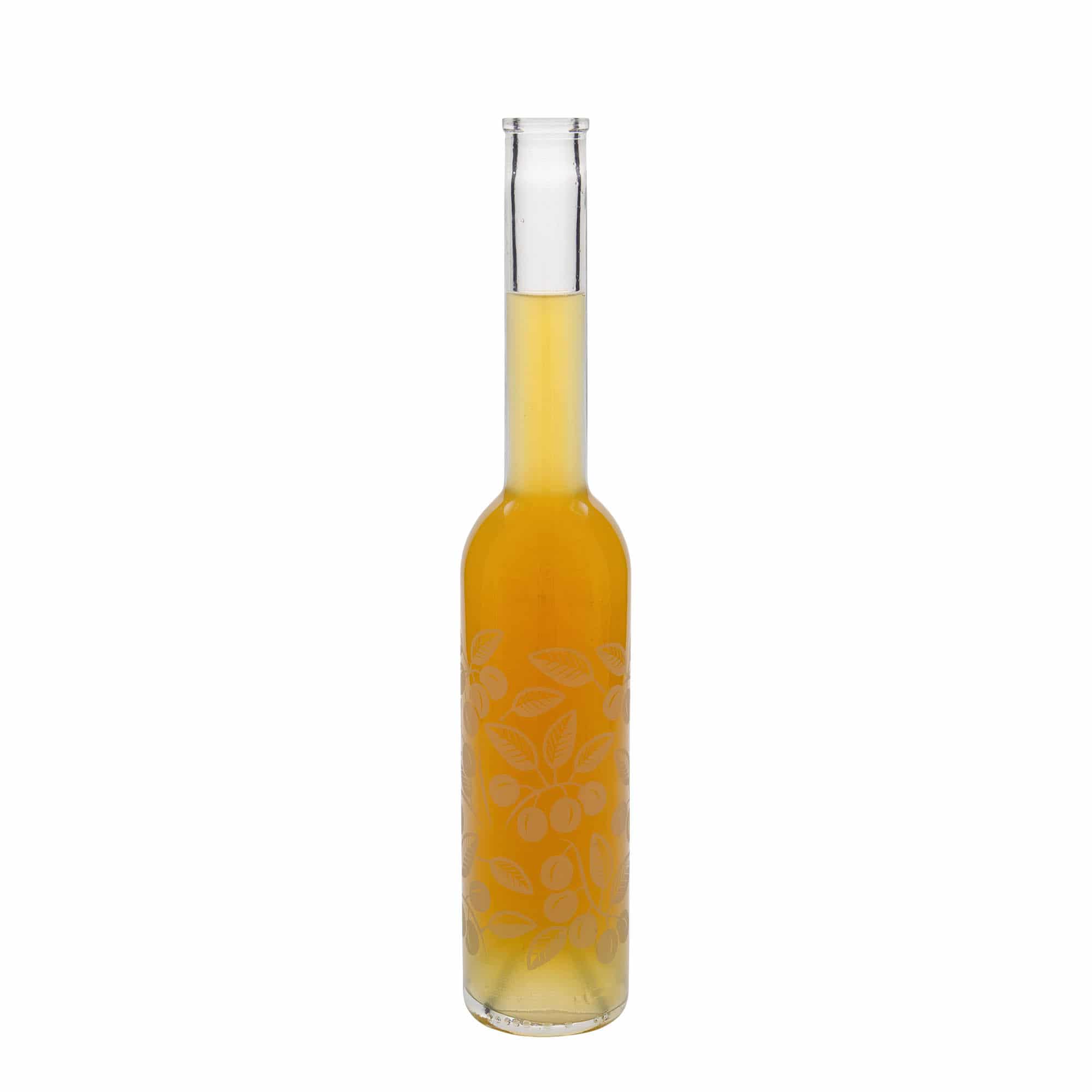 350 ml staklena boca 'Opera', motiv: mirabele, grlo: plutani čep