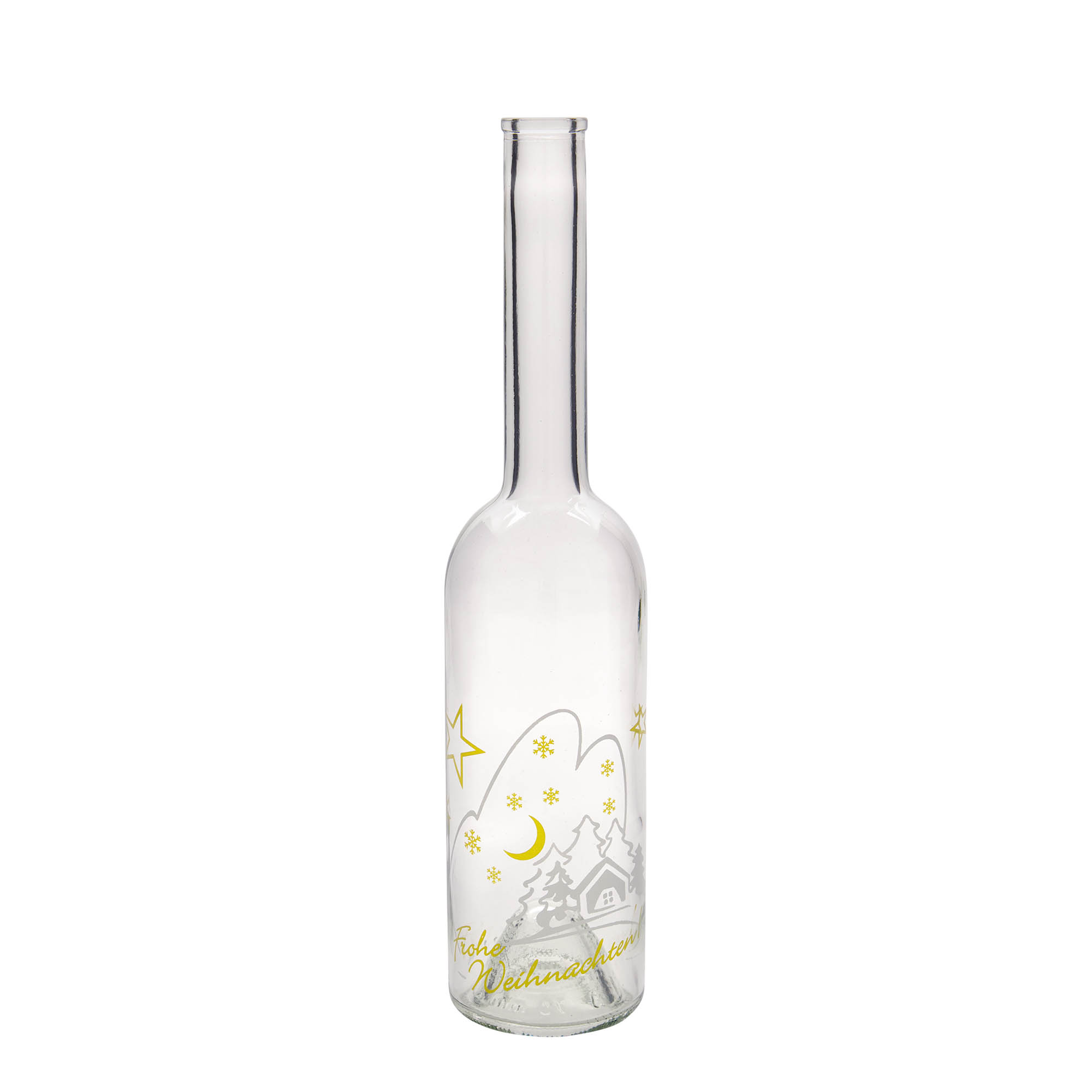 500 ml staklena boca 'Opera', motiv: božićna idila, otvor: pluta 500 ml staklena boca 'Opera', motiv: božićna idila, otvor: pluta
