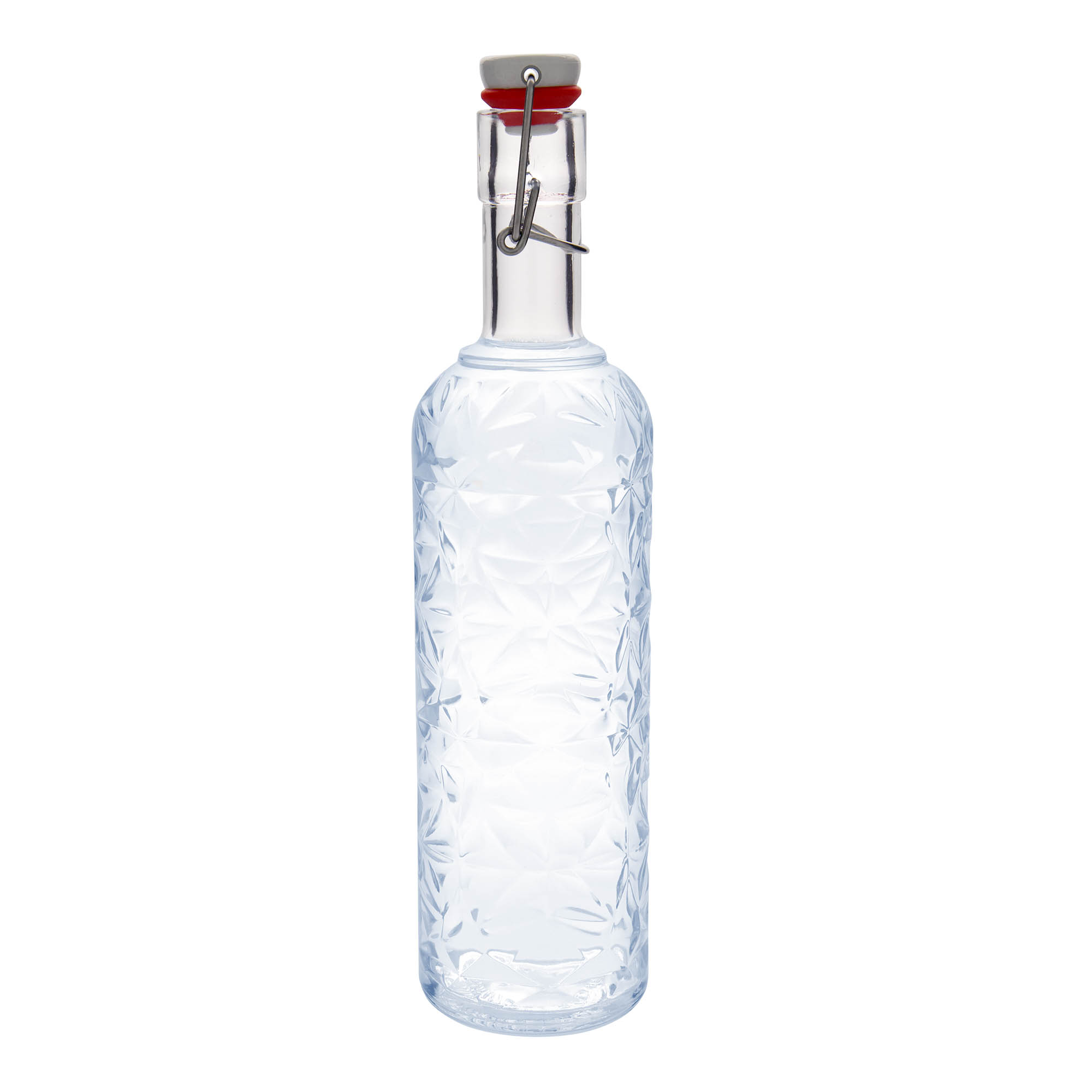 1.000 ml staklena boca 'Oriente', grlo: zatvarač s kopčom 1.000 ml staklena boca 'Oriente', grlo: zatvarač s kopčom