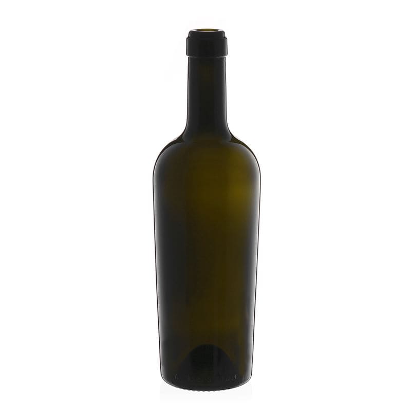 750 ml boca vina 'Imperiale', antikno zelena, grlo: pluta