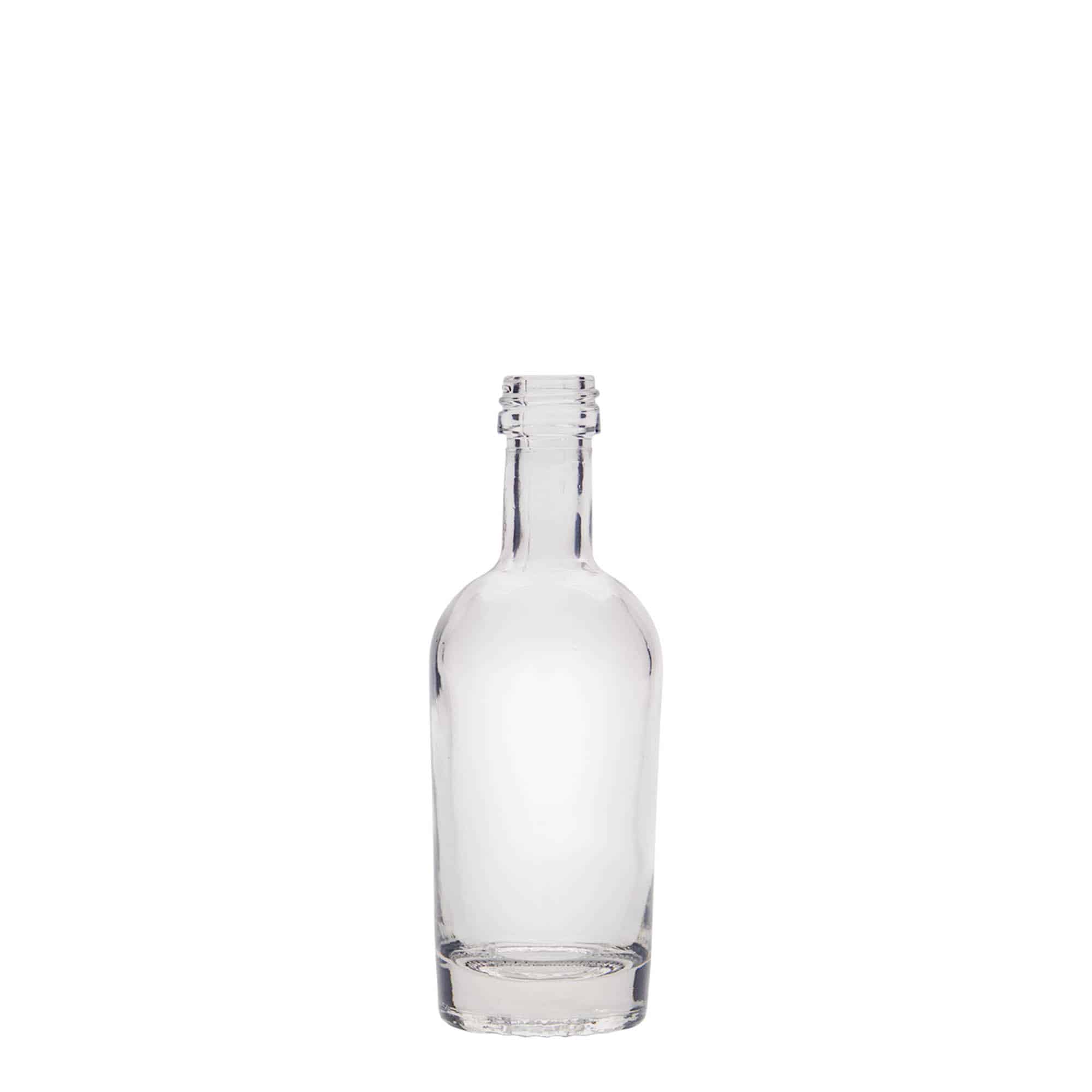 50 ml staklena boca 'Pepe', grlo: PP 18