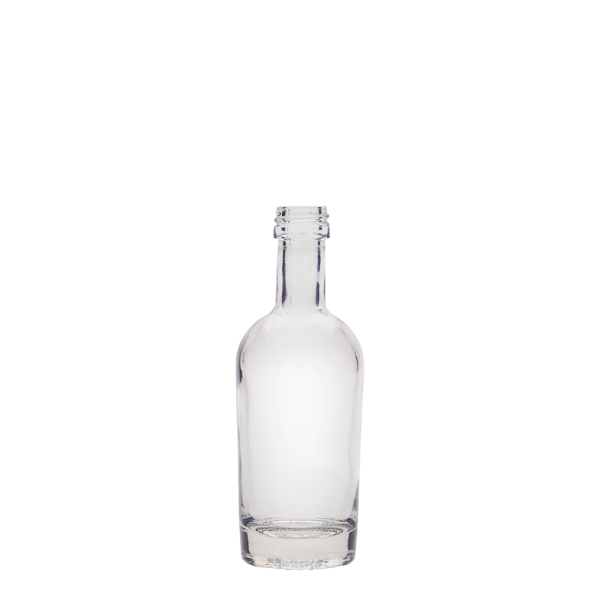50 ml staklena boca 'Pepe', grlo: PP 18