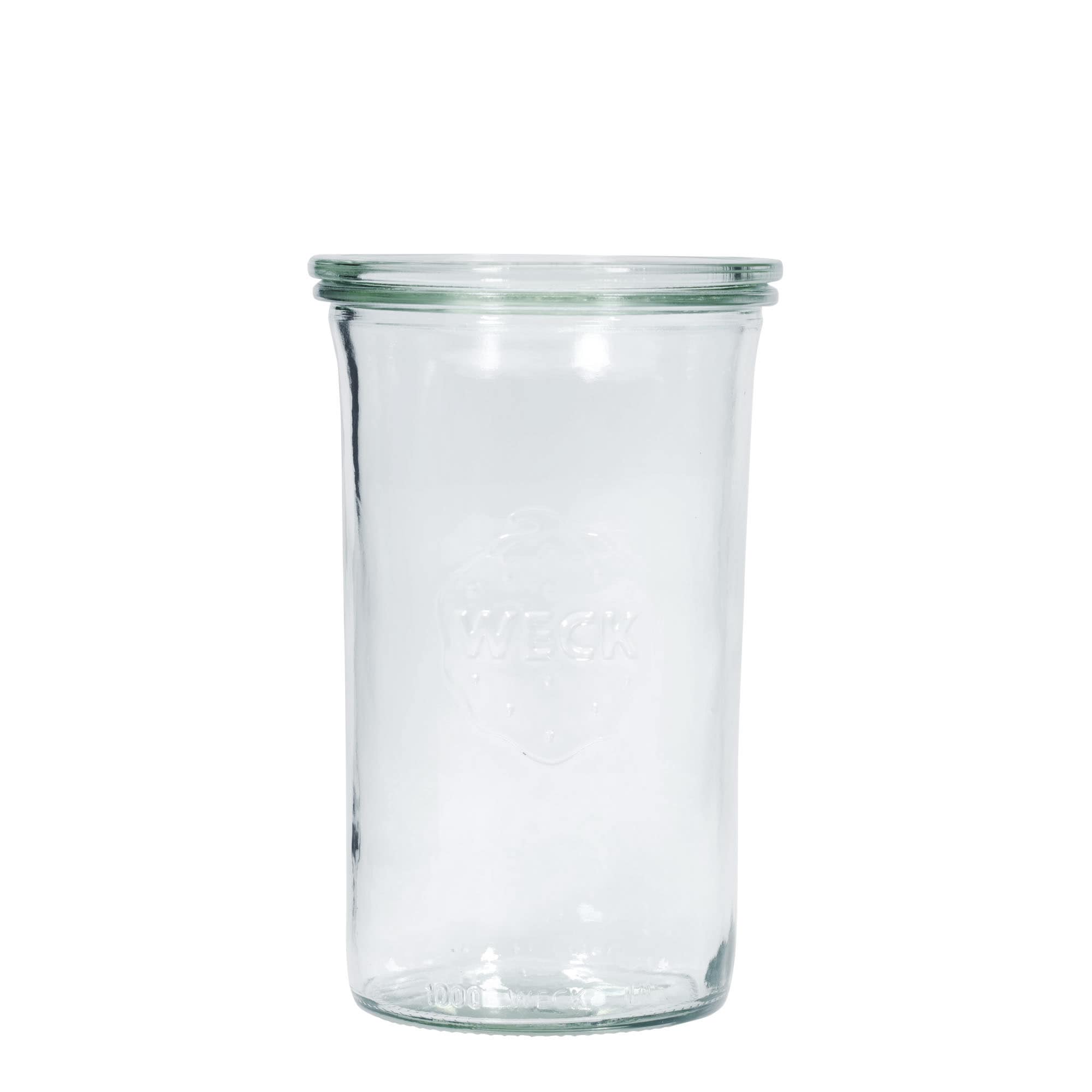 1.000 ml WECK-staklenka za stavljanje naopako #, otvor: okrugli rub