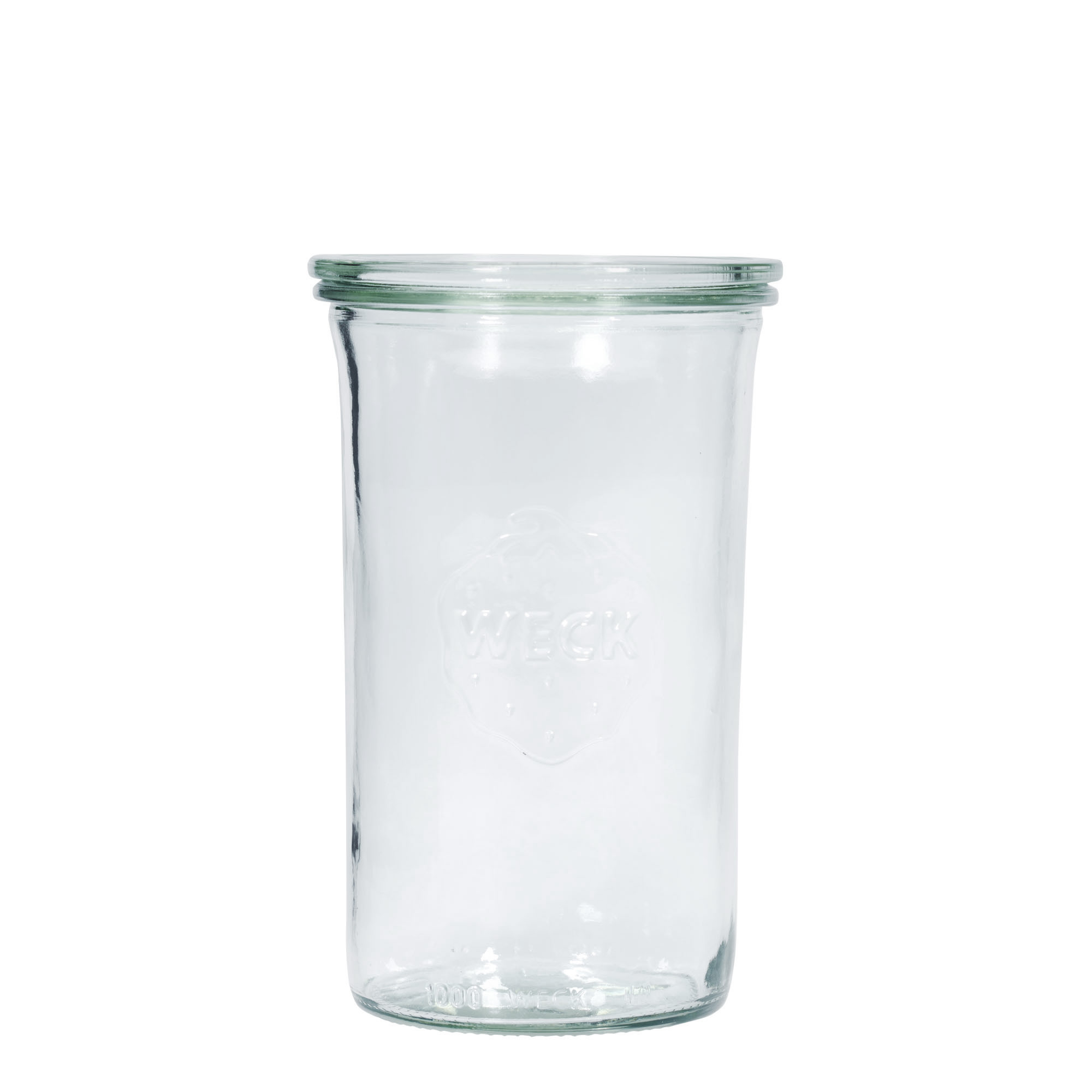 1.000 ml WECK-staklenka za stavljanje naopako #, otvor: okrugli rub 1.000 ml WECK-staklenka za stavljanje naopako #, otvor: okrugli rub