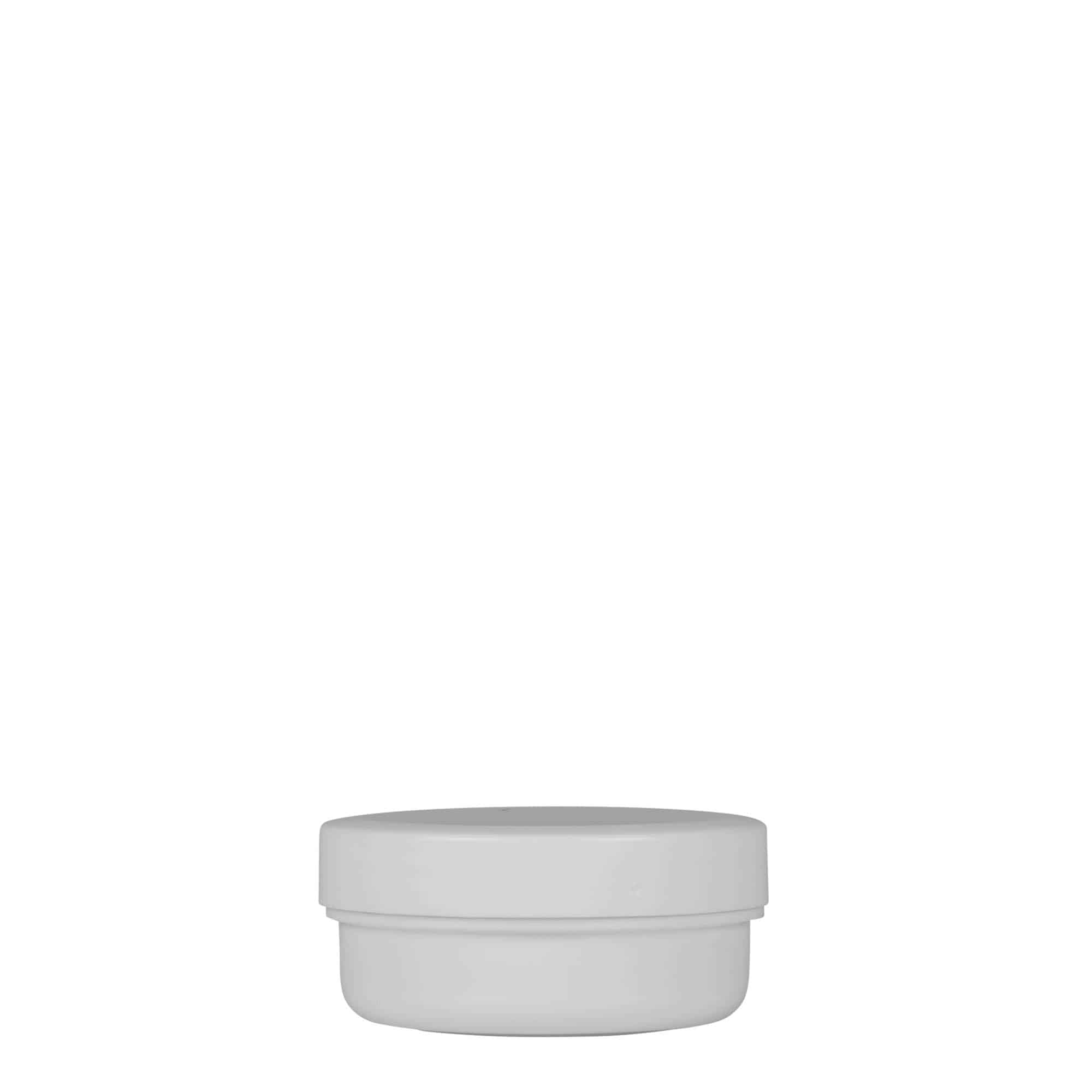 12 ml plastična posuda 'White Line', PP, bijela, otvor: navojni zatvarač