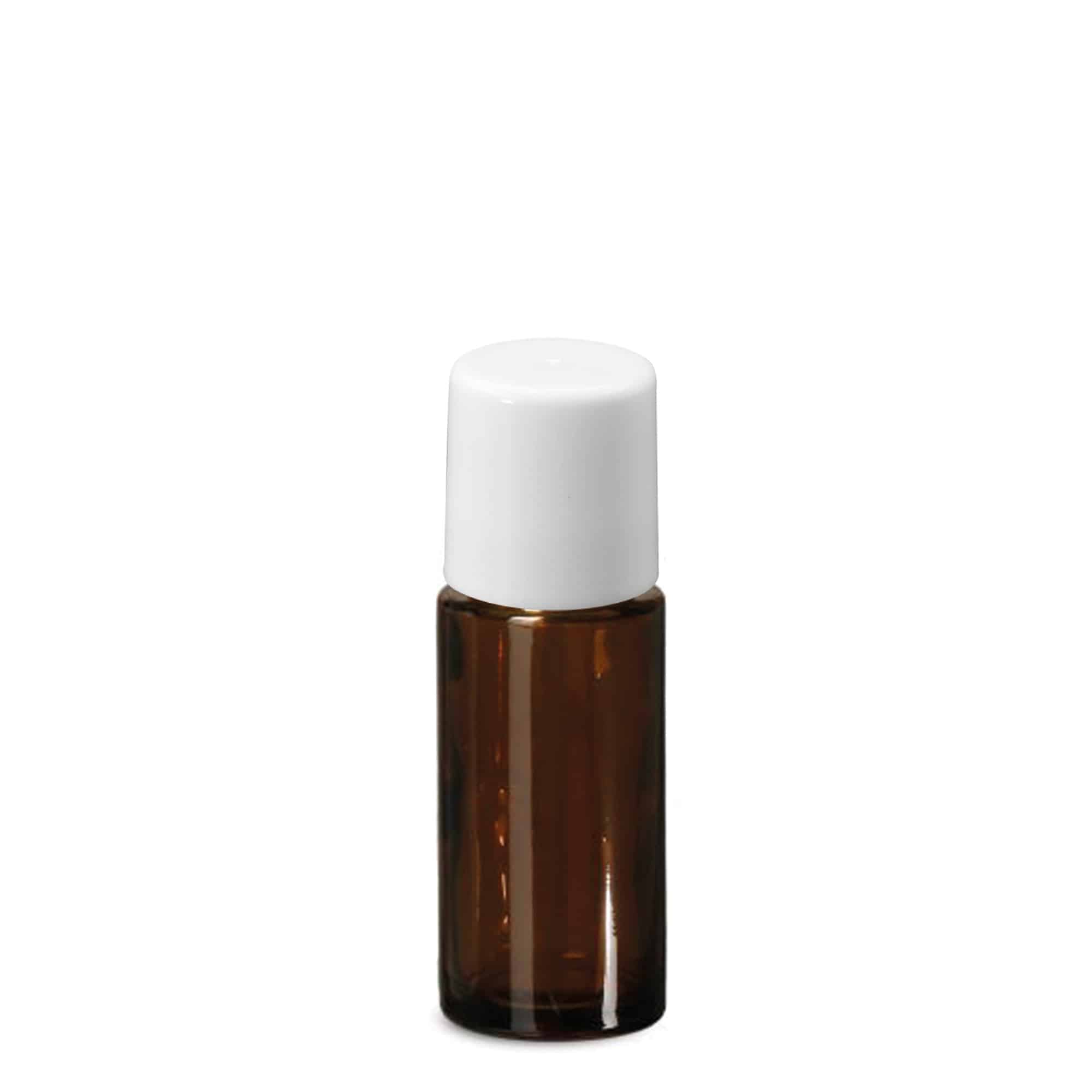 50 ml roll-on bočica, staklena, smeđa, otvor: navojni zatvarač