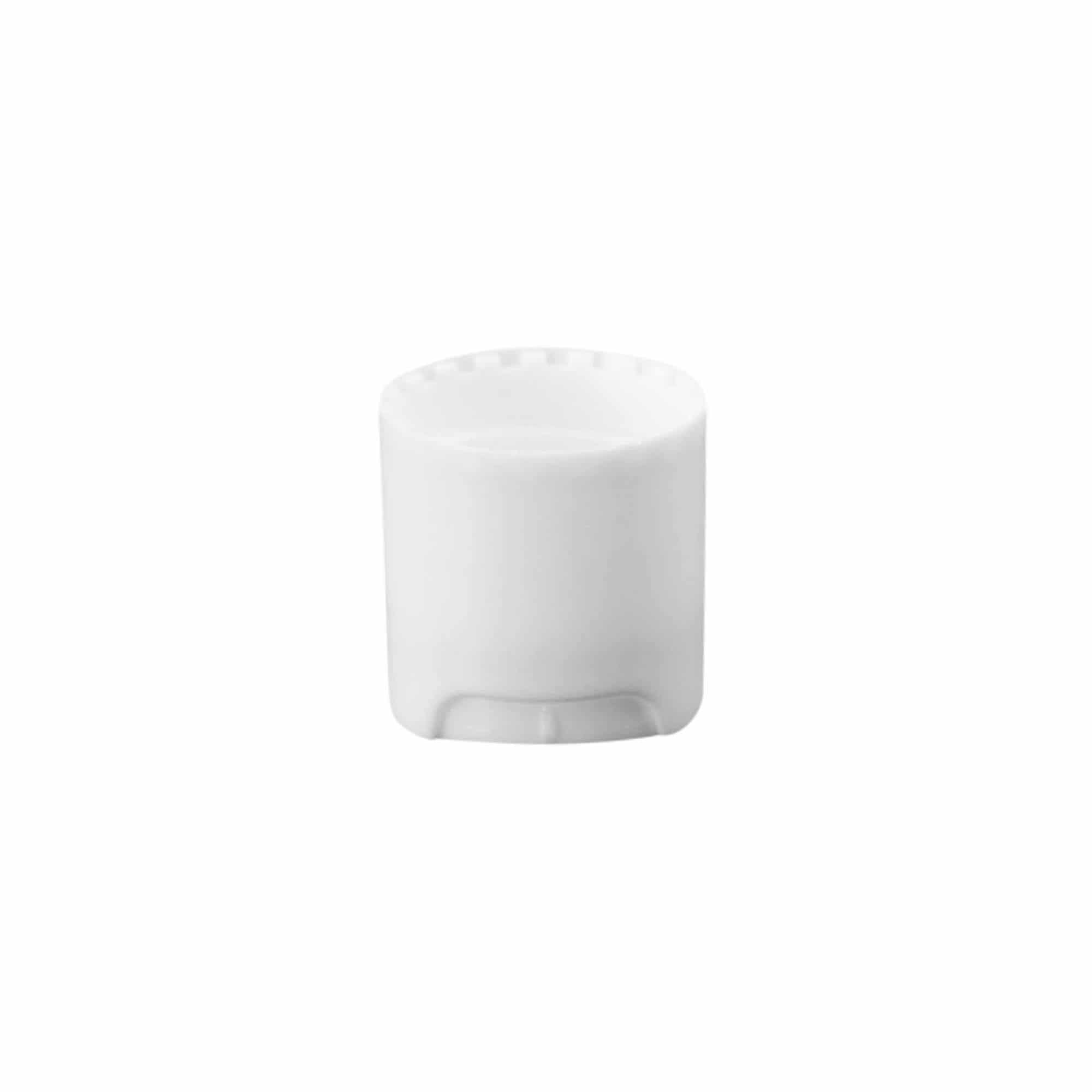 Navojni čep Disc Top, PP plastika, bijeli, za otvor: 24/410