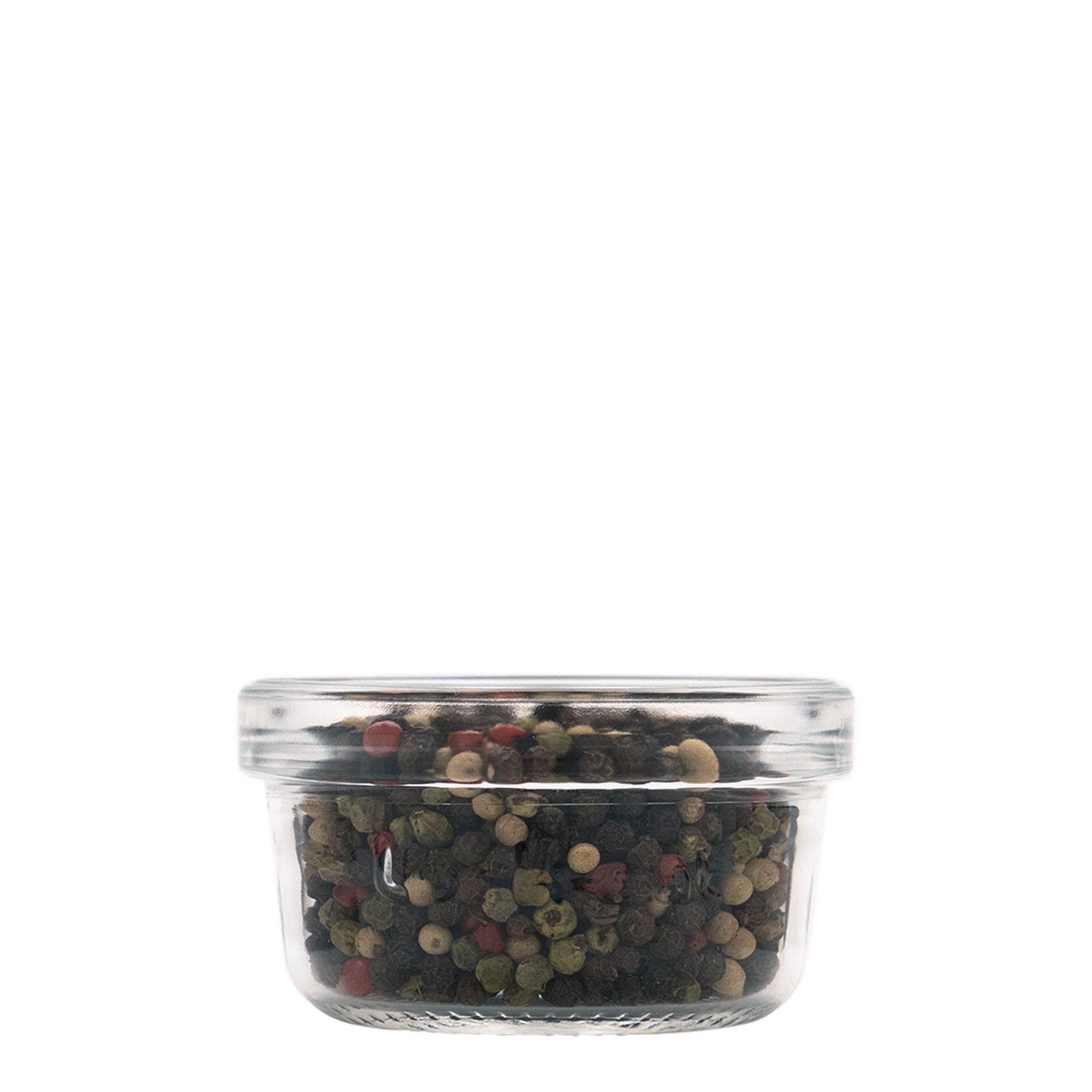 80 ml staklena tegla s metalnim zatvaračem 'Lock-Eat', otvor: metalni zatvarač s kopčom