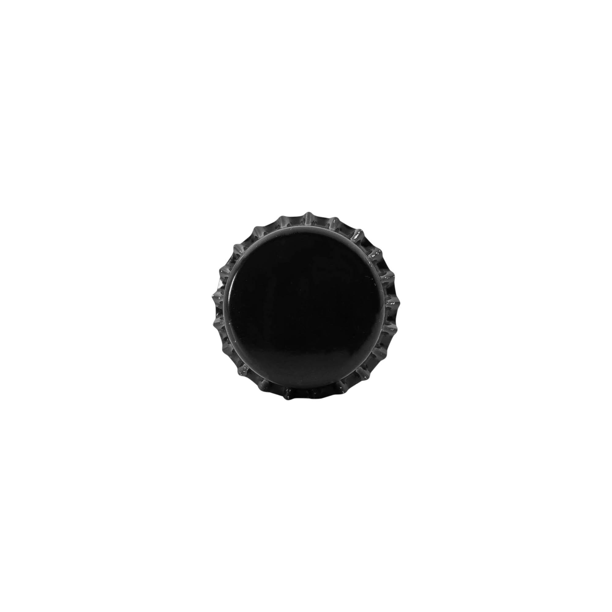 Čepovi za boce 26 mm, metalni, crni Čepovi za boce 26 mm, metalni, crni