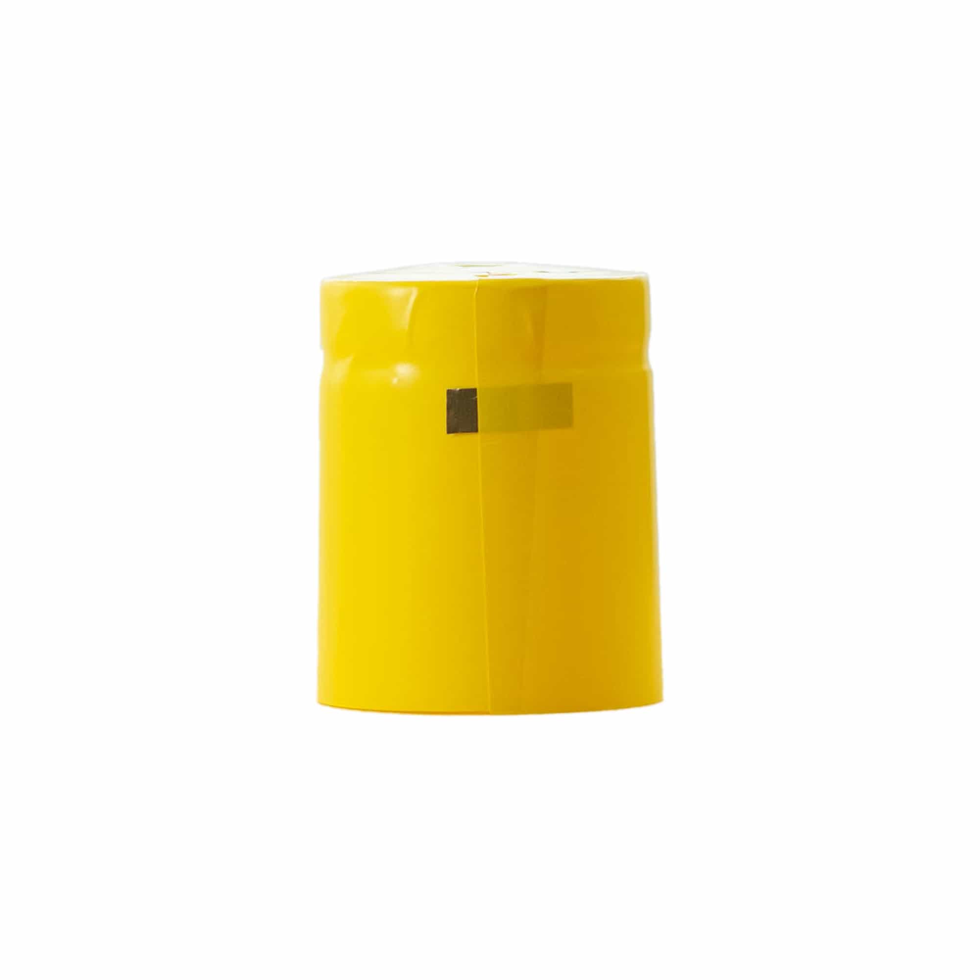 PVC kapica za boce 32x41, PVC-plastika, žuta PVC kapica za boce 32x41, PVC-plastika, žuta