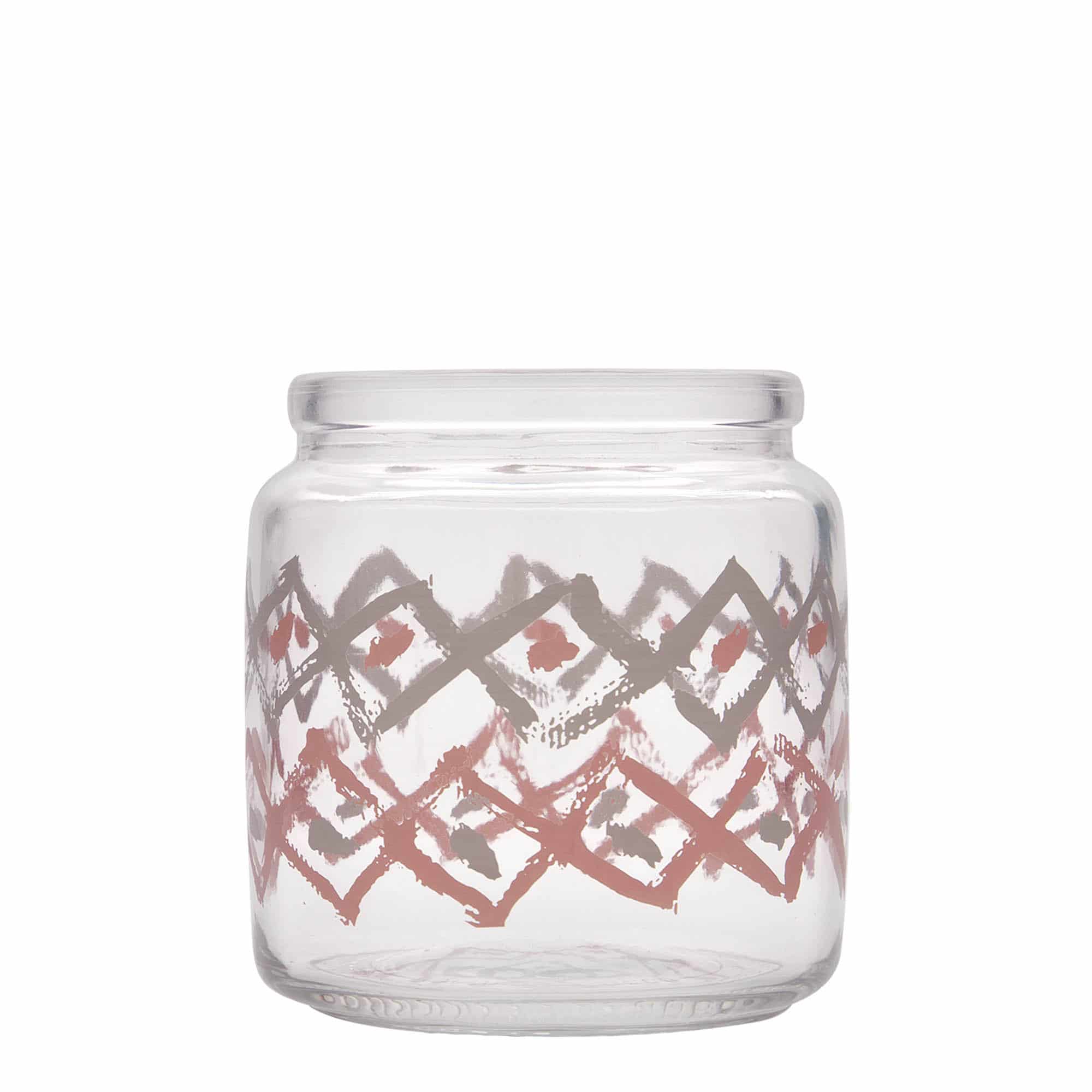 Staklenka s plutenim čepom 750 ml 'Giara', motiv: Manolibera rosa, otvor: pluteni čep Staklenka s plutenim čepom 750 ml 'Giara', motiv: Manolibera rosa, otvor: pluteni čep