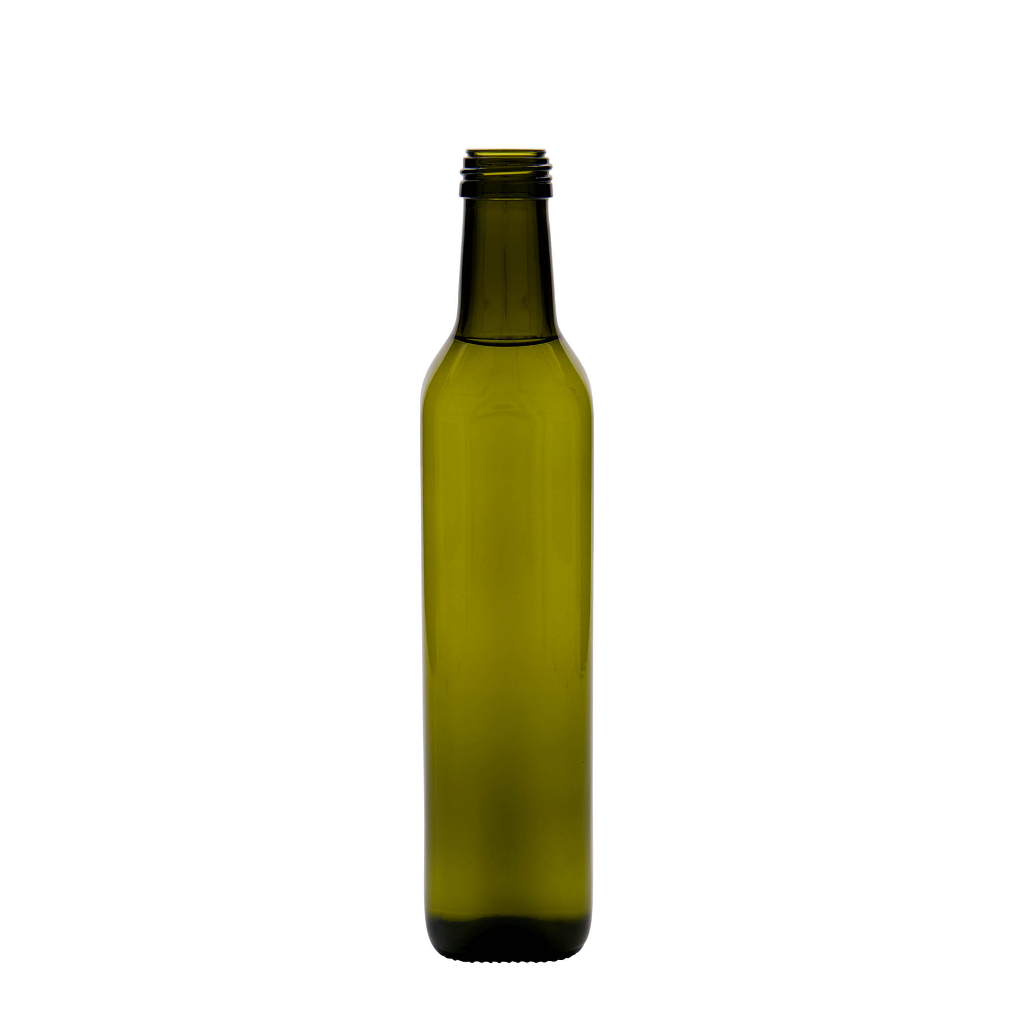 500 ml staklena boca 'Marasca', četvrtasta, antikno zelena, grlo: PP 31,5 500 ml staklena boca 'Marasca', četvrtasta, antikno zelena, grlo: PP 31,5
