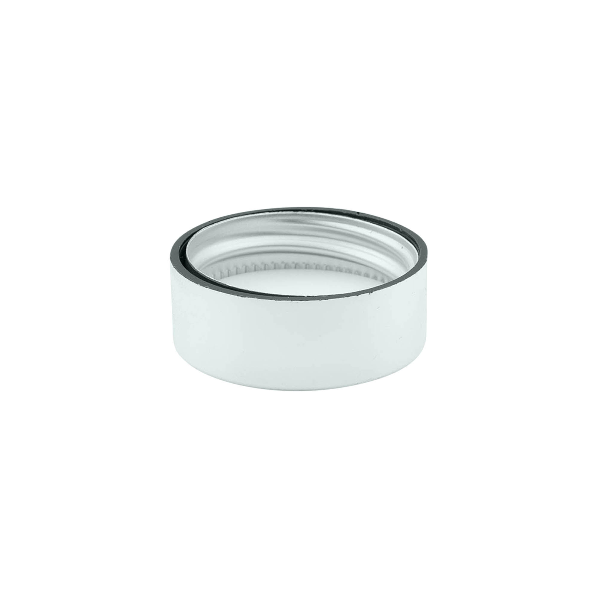 Zatvarač na navoj, ABS plastika, srebrni, za otvor: GPI 33/400 Zatvarač na navoj, ABS plastika, srebrni, za otvor: GPI 33/400