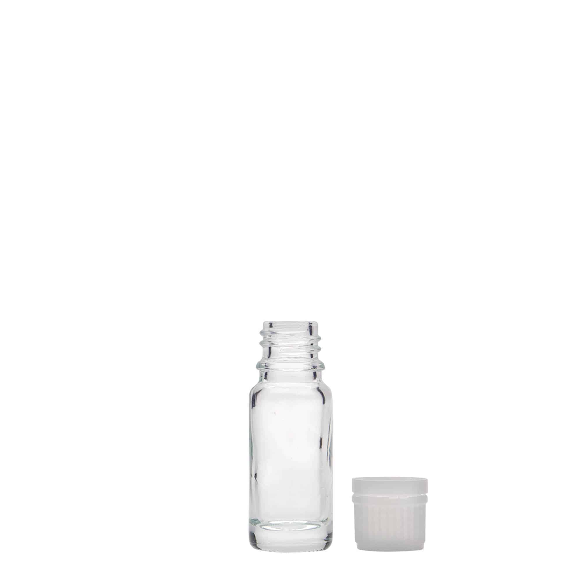 10 ml medicinska bočica, staklo, otvor: DIN 18