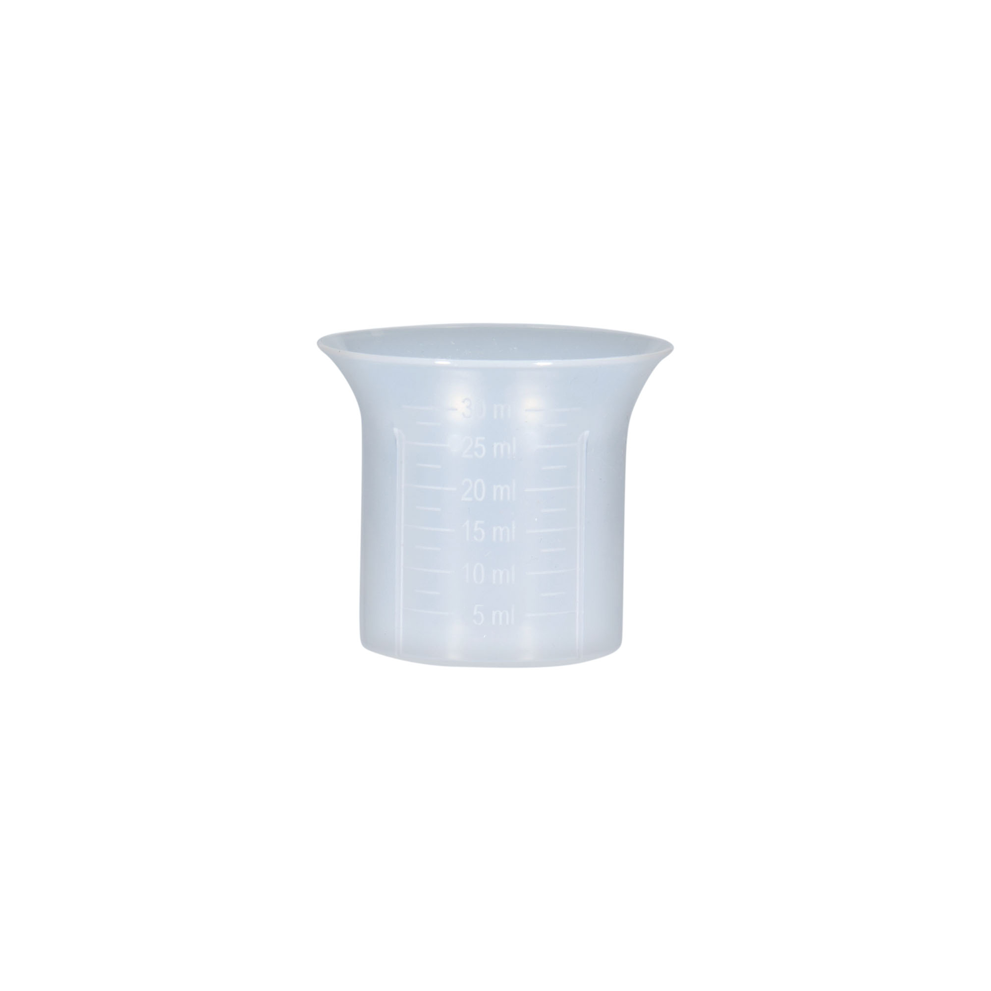 Mjerna čaša 5-30 ml, PP-plastika Mjerna čaša 5-30 ml, PP-plastika