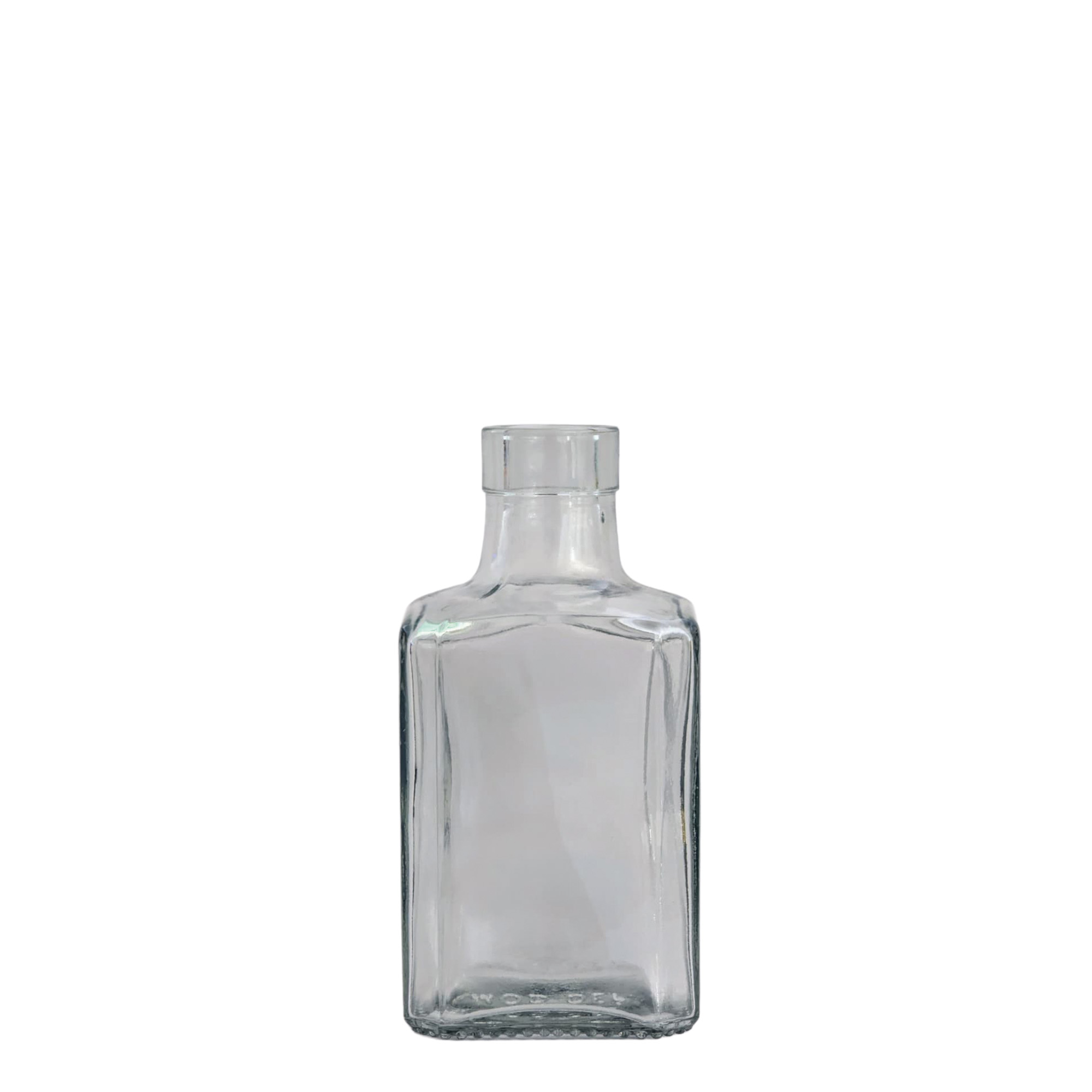 250 ml staklena boca 'Decanter Quadro Oberband', četvrtasta, otvor: pluta 250 ml staklena boca 'Decanter Quadro Oberband', četvrtasta, otvor: pluta