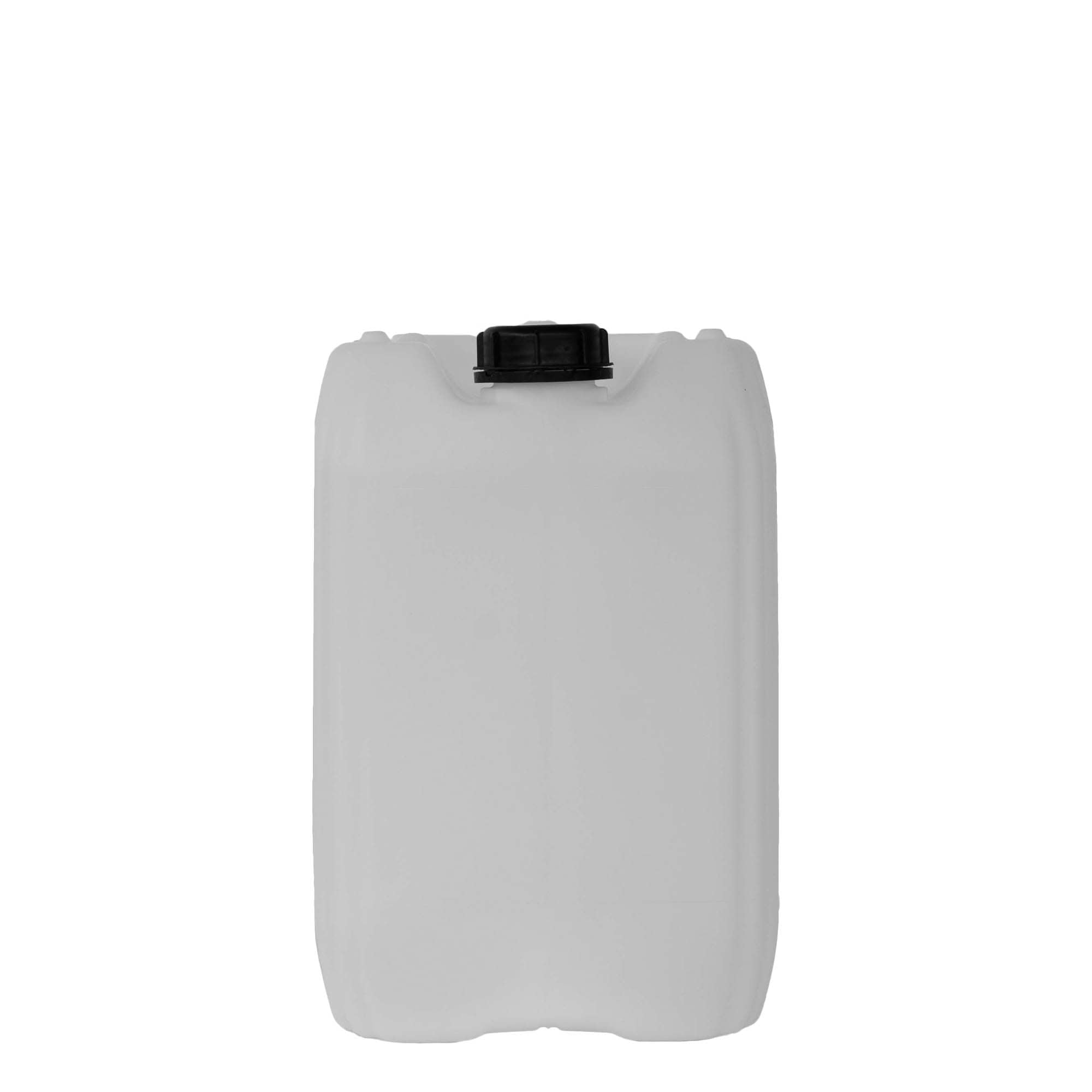 20 l kanistar, pravokutni, HDPE plastika, prirodni, otvor: ND 60