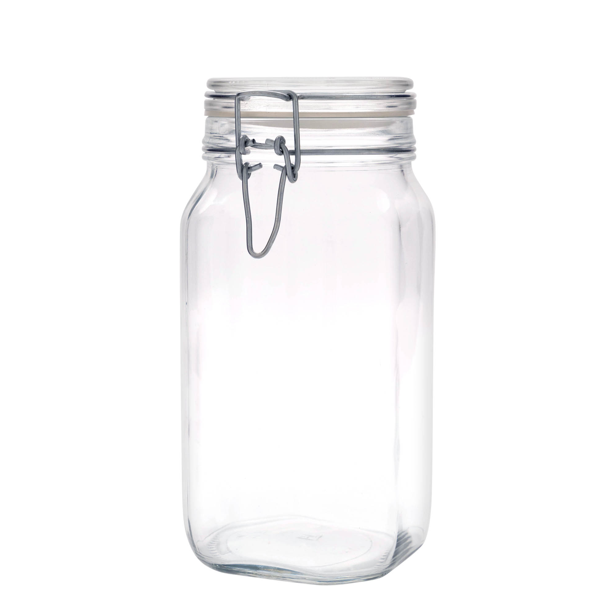 1.500 ml staklenka s žičanim zatvaračem 'Fido', četvrtasta, otvor: žični zatvarač 1.500 ml staklenka s žičanim zatvaračem 'Fido', četvrtasta, otvor: žični zatvarač