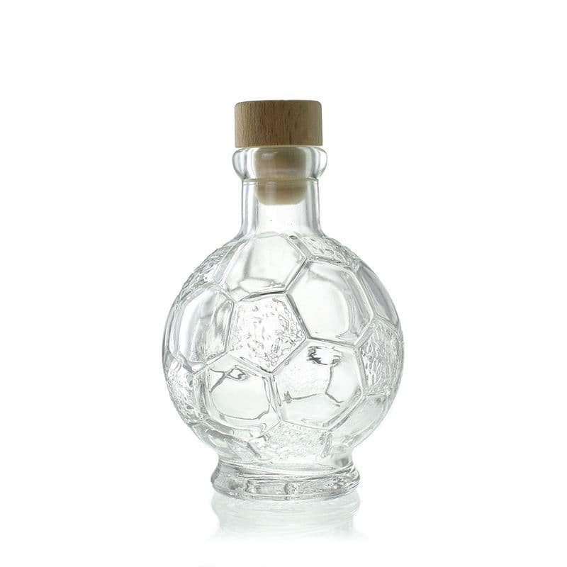 200 ml staklena boca 'Nogomet', otvor: pluta