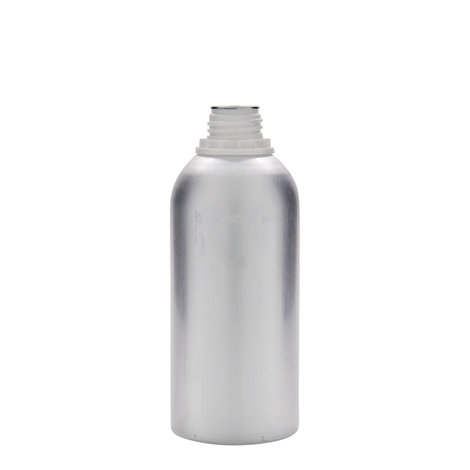 625 ml aluminijska boca, metal, srebrna, otvor: DIN 32
