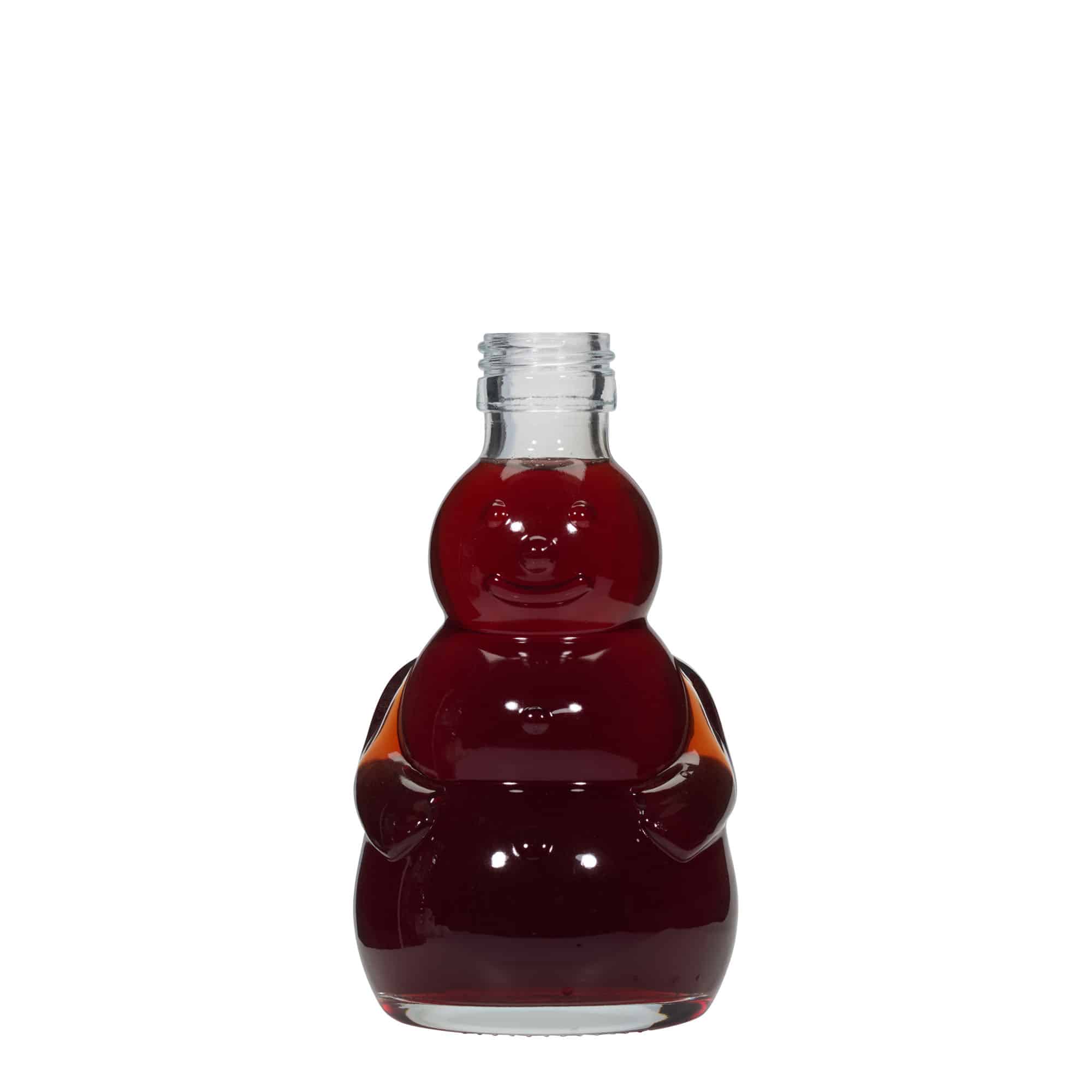 200 ml staklena boca 'Snjegović', otvor: PP 28