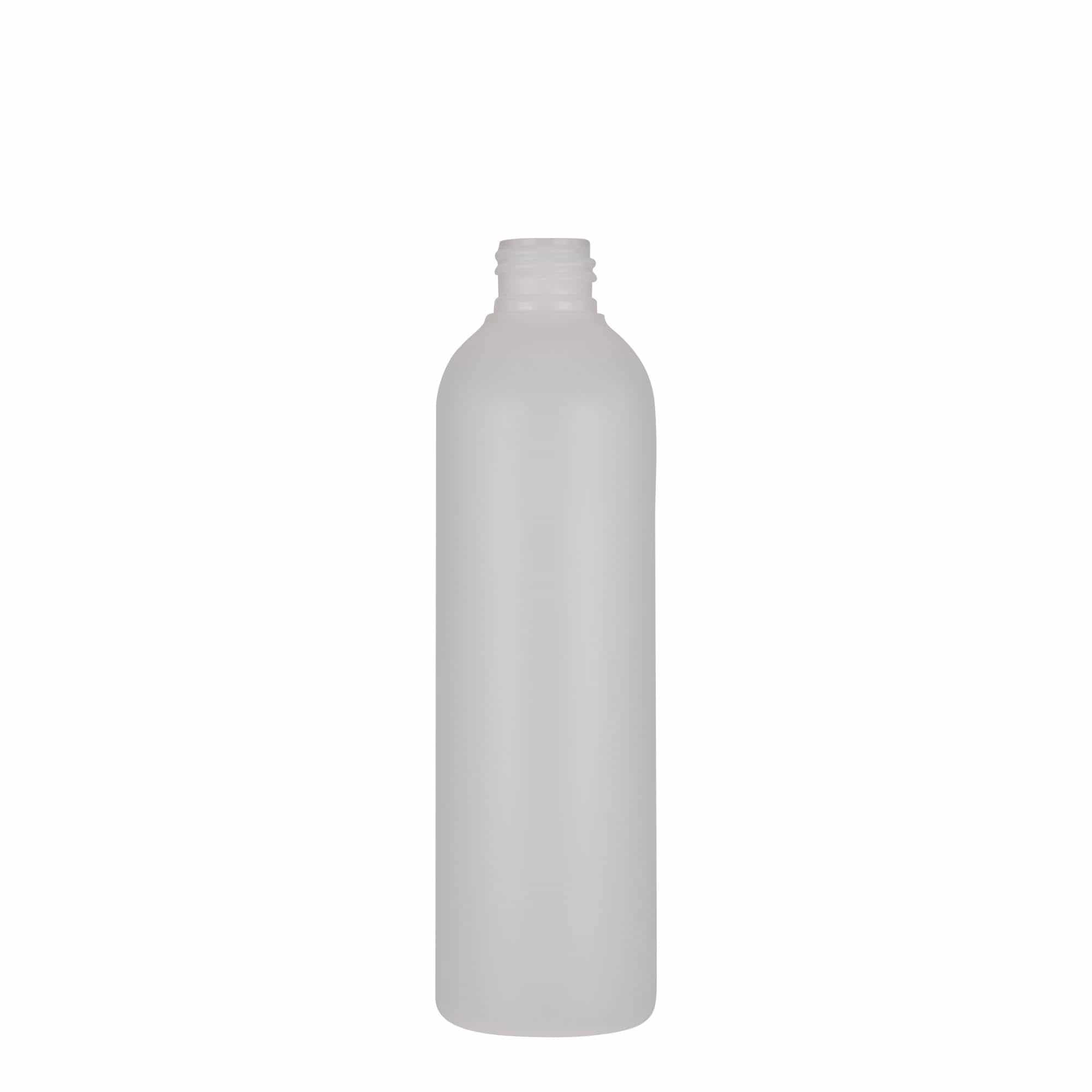 Plastična boca 250 ml 'Tuffy', HDPE, prirodna, otvor: GPI 24/410 Plastična boca 250 ml 'Tuffy', HDPE, prirodna, otvor: GPI 24/410