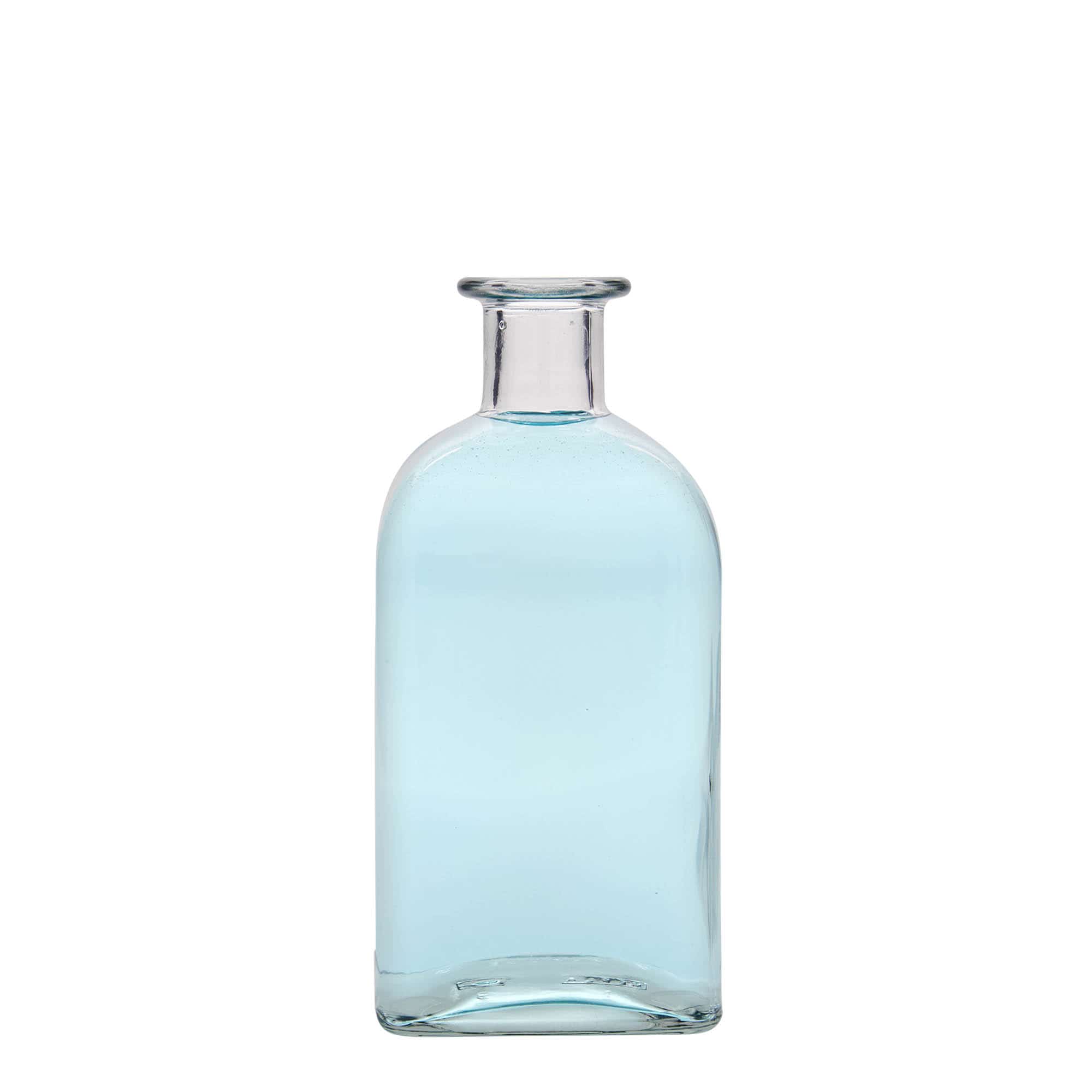 500 ml staklena boca Apotheker Carré, četvrtasta, otvor: pluta