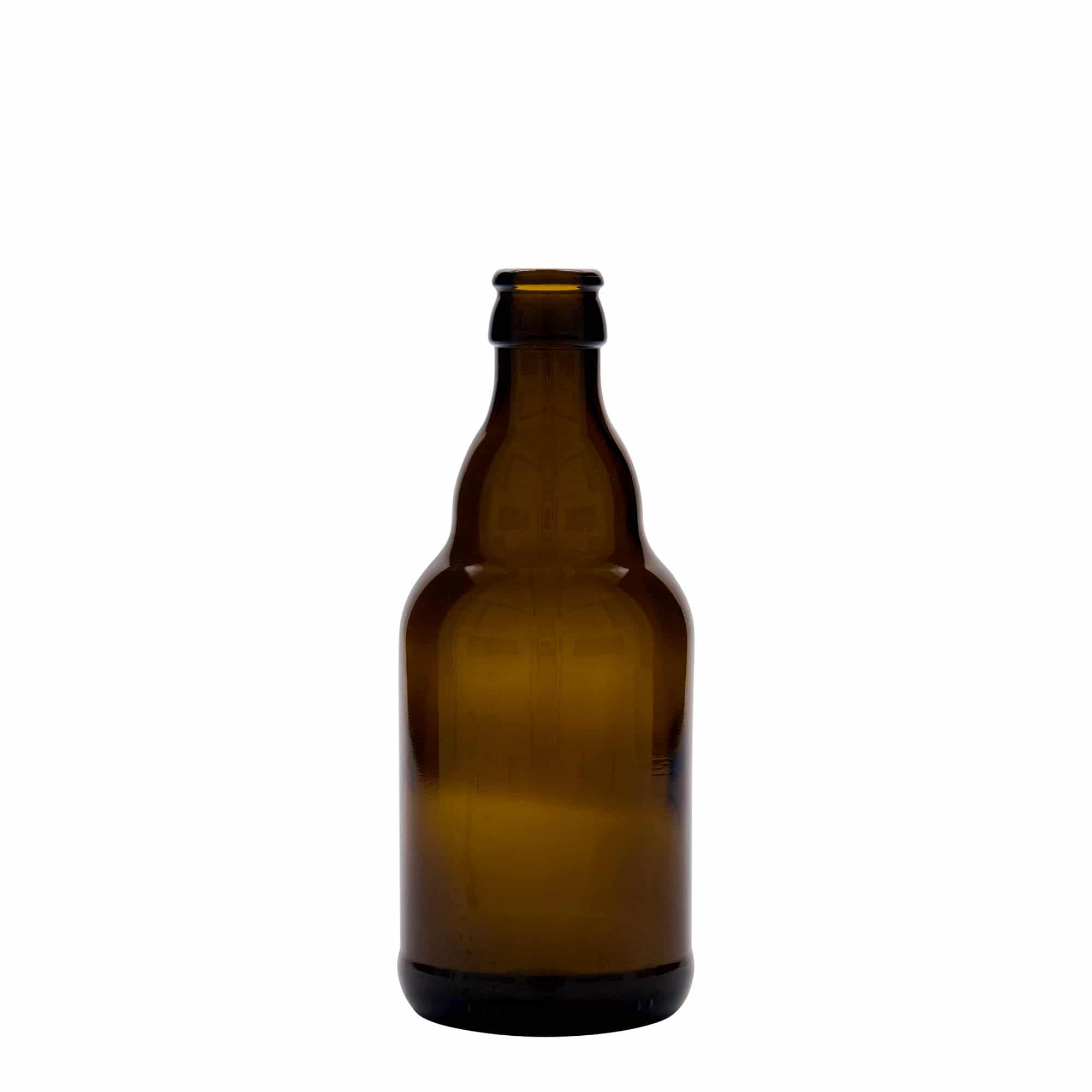 Boca za pivo 330 ml 'Steinie', staklo, smeđa, otvor: krunski čep Boca za pivo 330 ml 'Steinie', staklo, smeđa, otvor: krunski čep