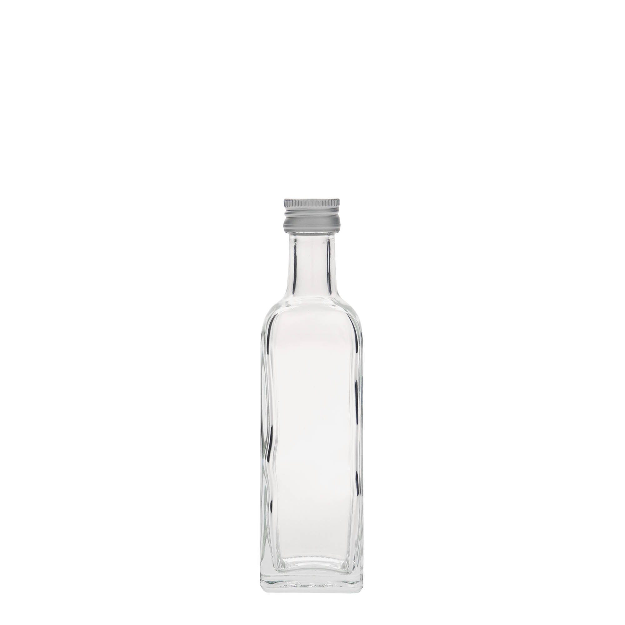 60 ml staklena boca 'Marasca', četvrtasta, grlo: PP 18 60 ml staklena boca 'Marasca', četvrtasta, grlo: PP 18
