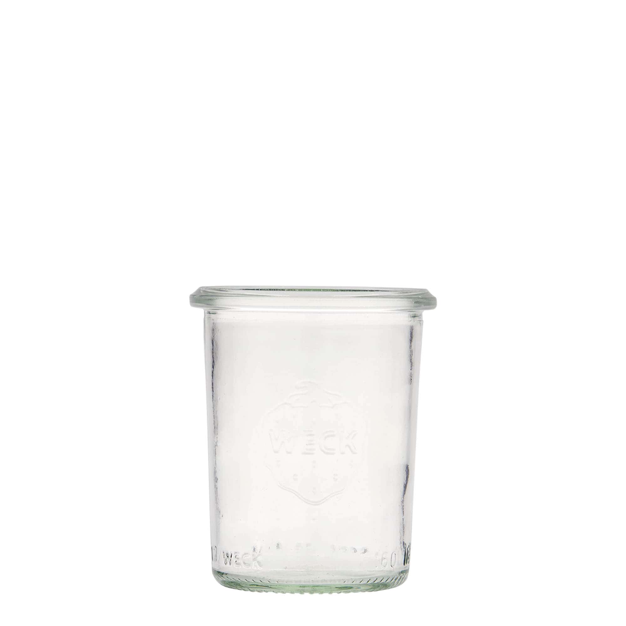 160 ml WECK staklenka za okretanje, grlo: okrugli rub