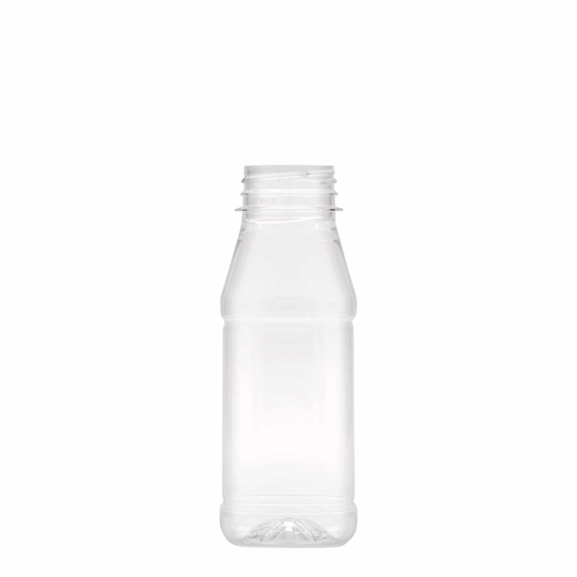 PET boca 250 ml 'Milk and Juice Carré', kvadratna, plastika, otvor: 38 mm PET boca 250 ml 'Milk and Juice Carré', kvadratna, plastika, otvor: 38 mm