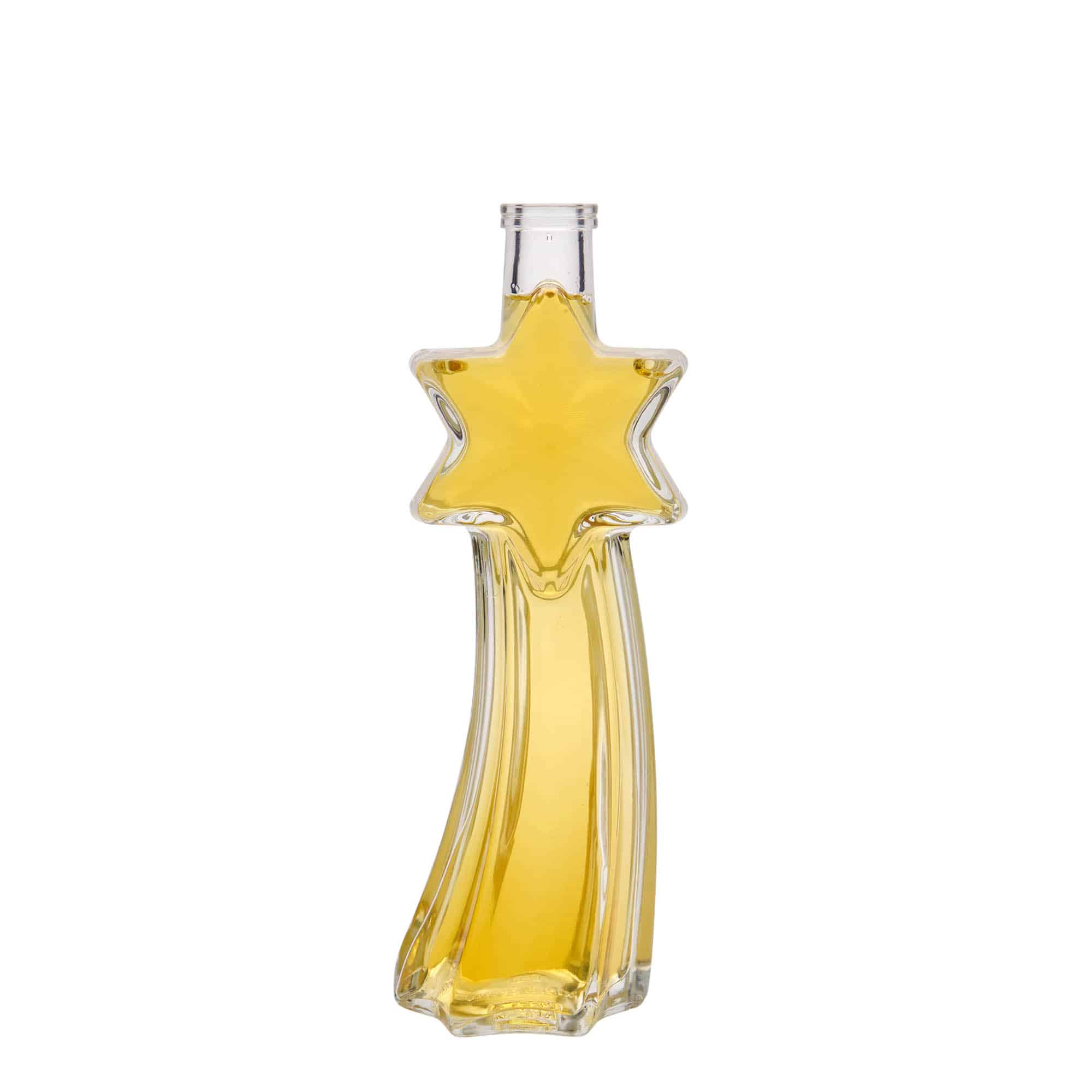 200 ml staklena boca 'Sternschnuppe', grlo: pluta