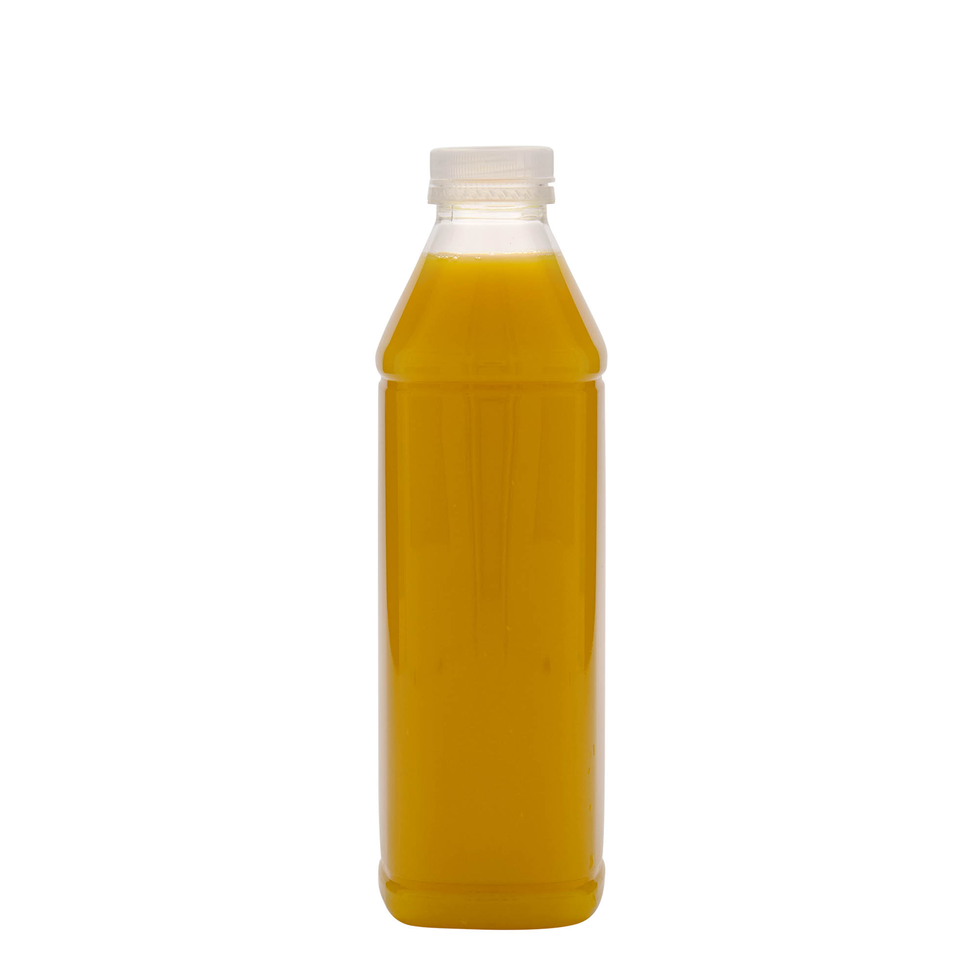 1.000 ml PET-boca 'Milk and Juice Carré', kvadratna, plastična, grlo: 38 mm