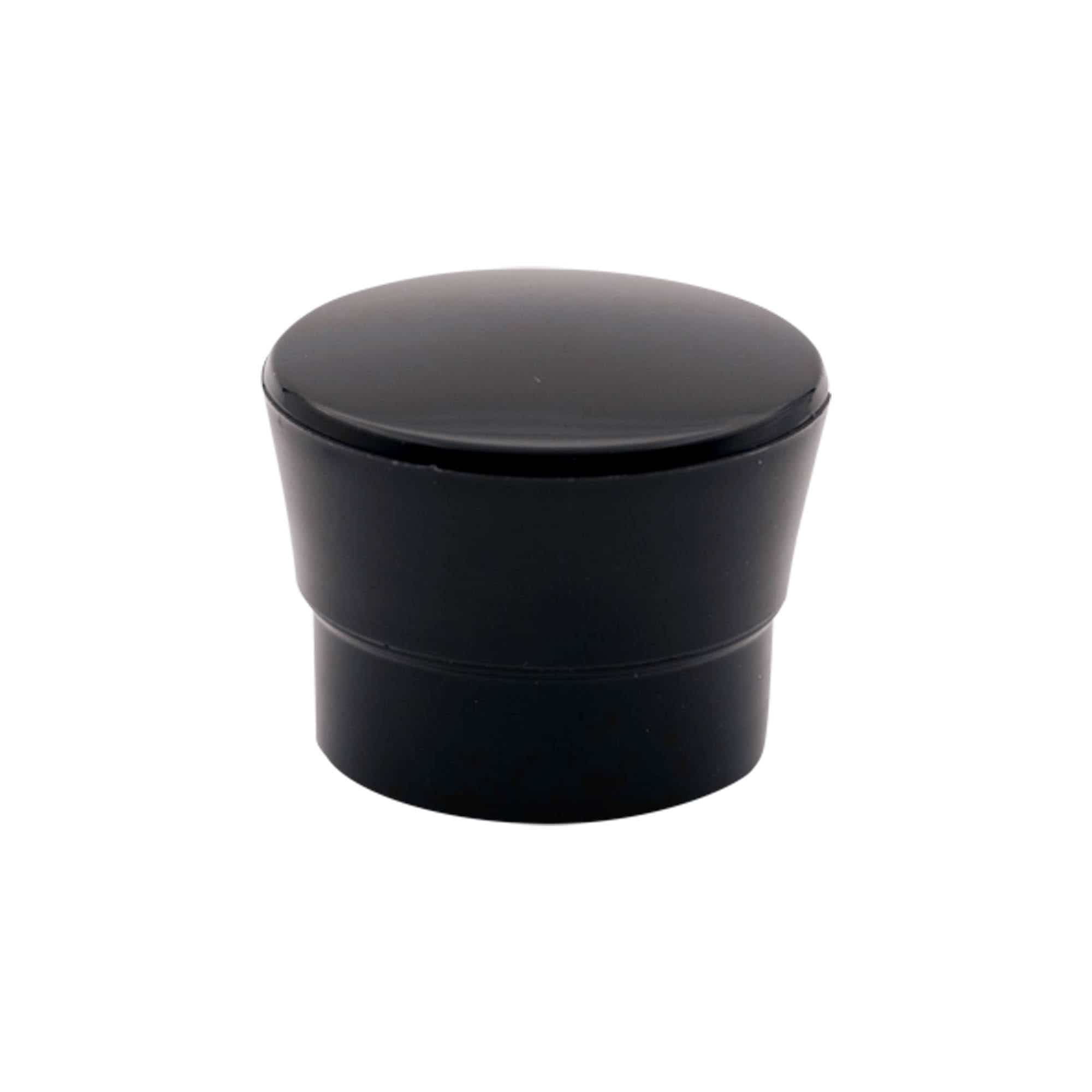 Poklopac za začinske posude Mühle, PP plastika, crni, za grlo: 38/400