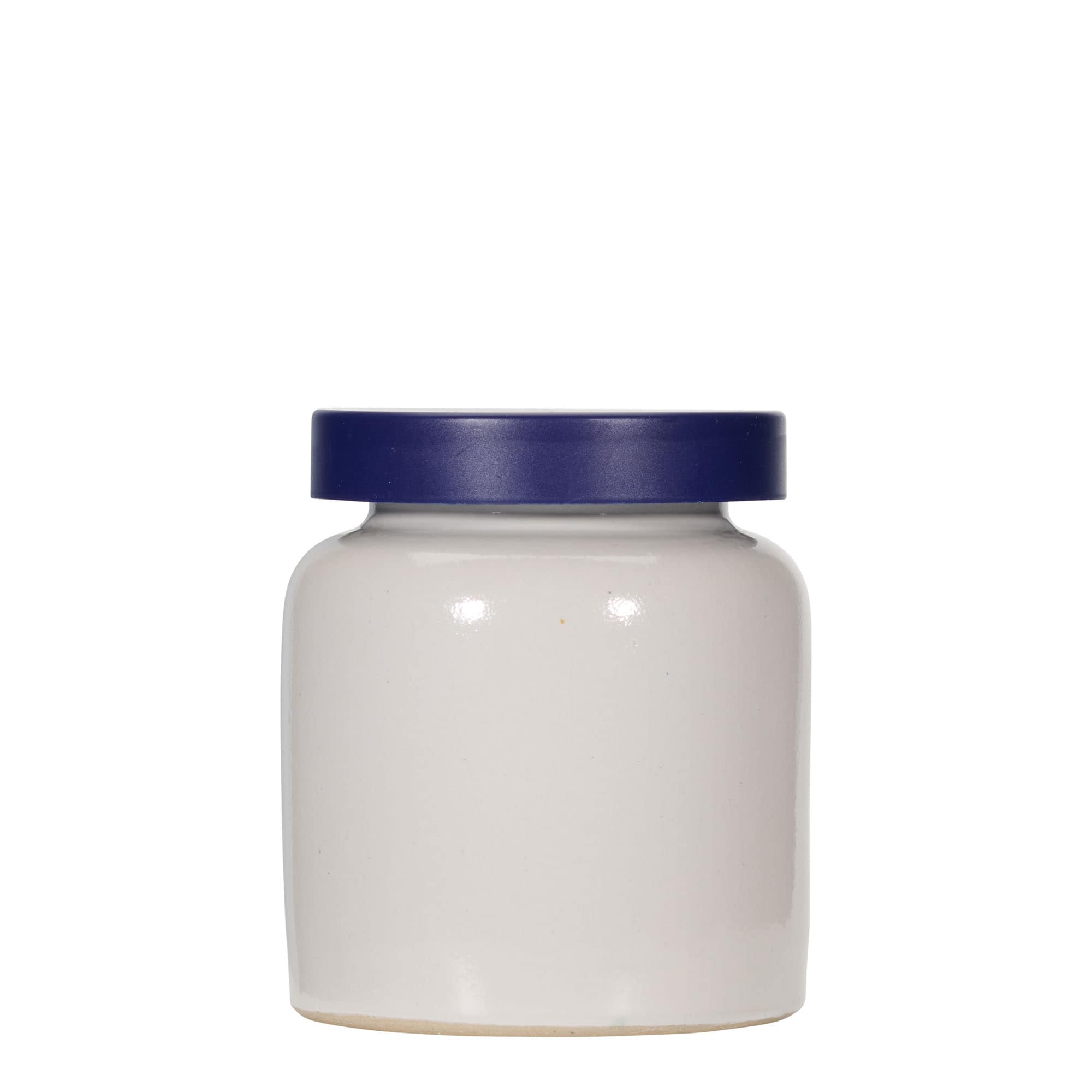 270 ml vrč od kamenine, keramika, bijeli, otvor: poklopac na navoj