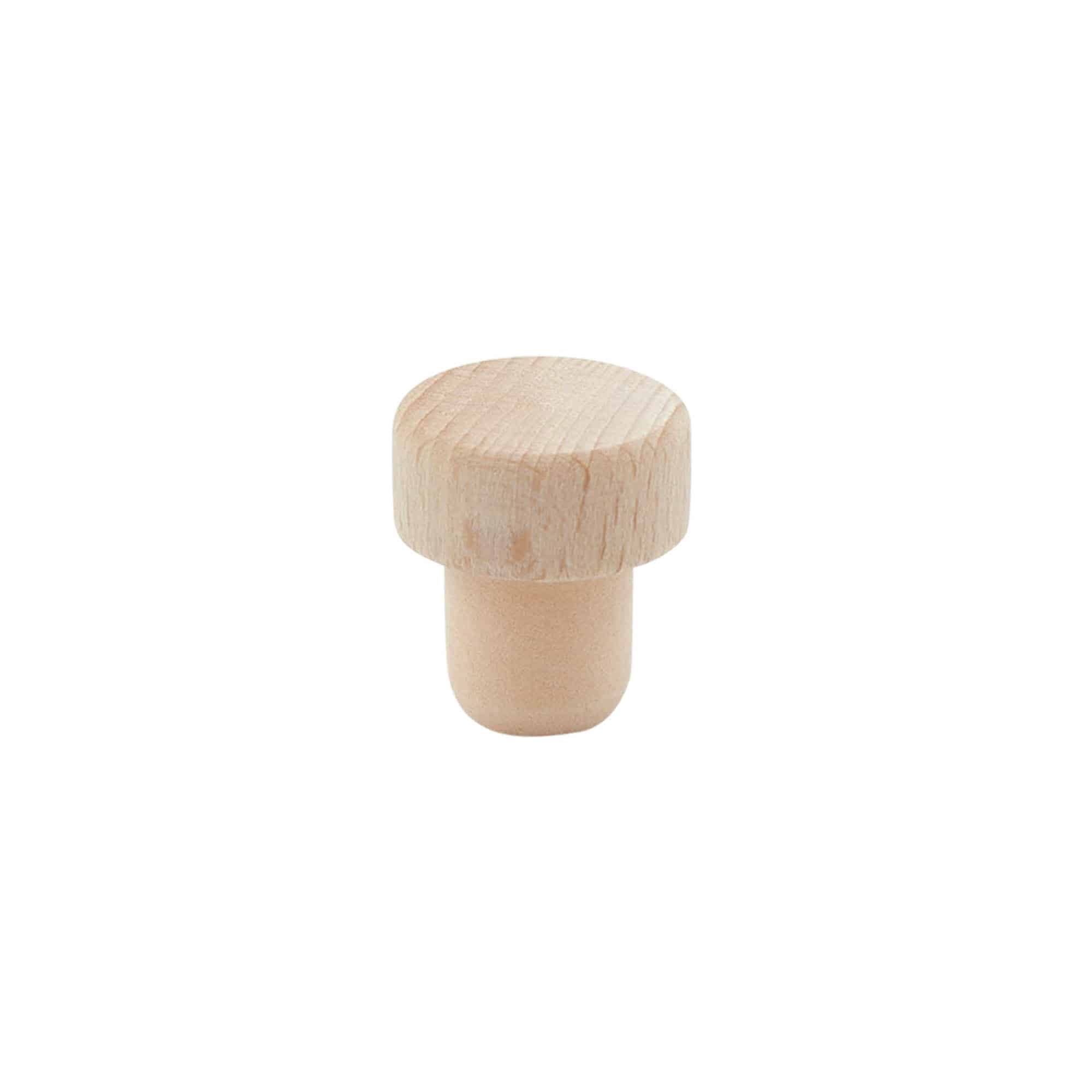 Čep s drškom 14 mm, drvo/plastika, za grlo: čep