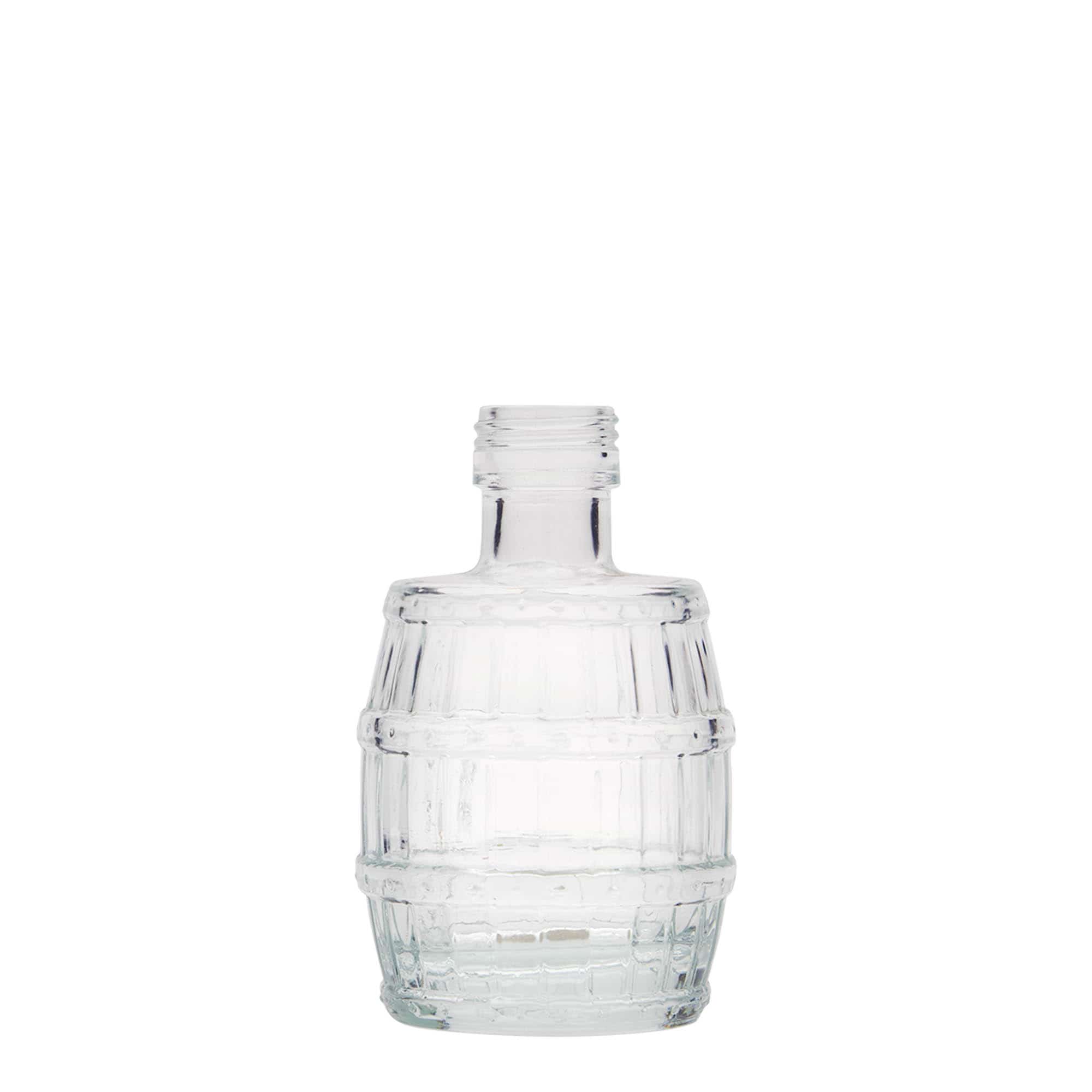 100 ml staklena boca 'Bačva', grlo: PP 24