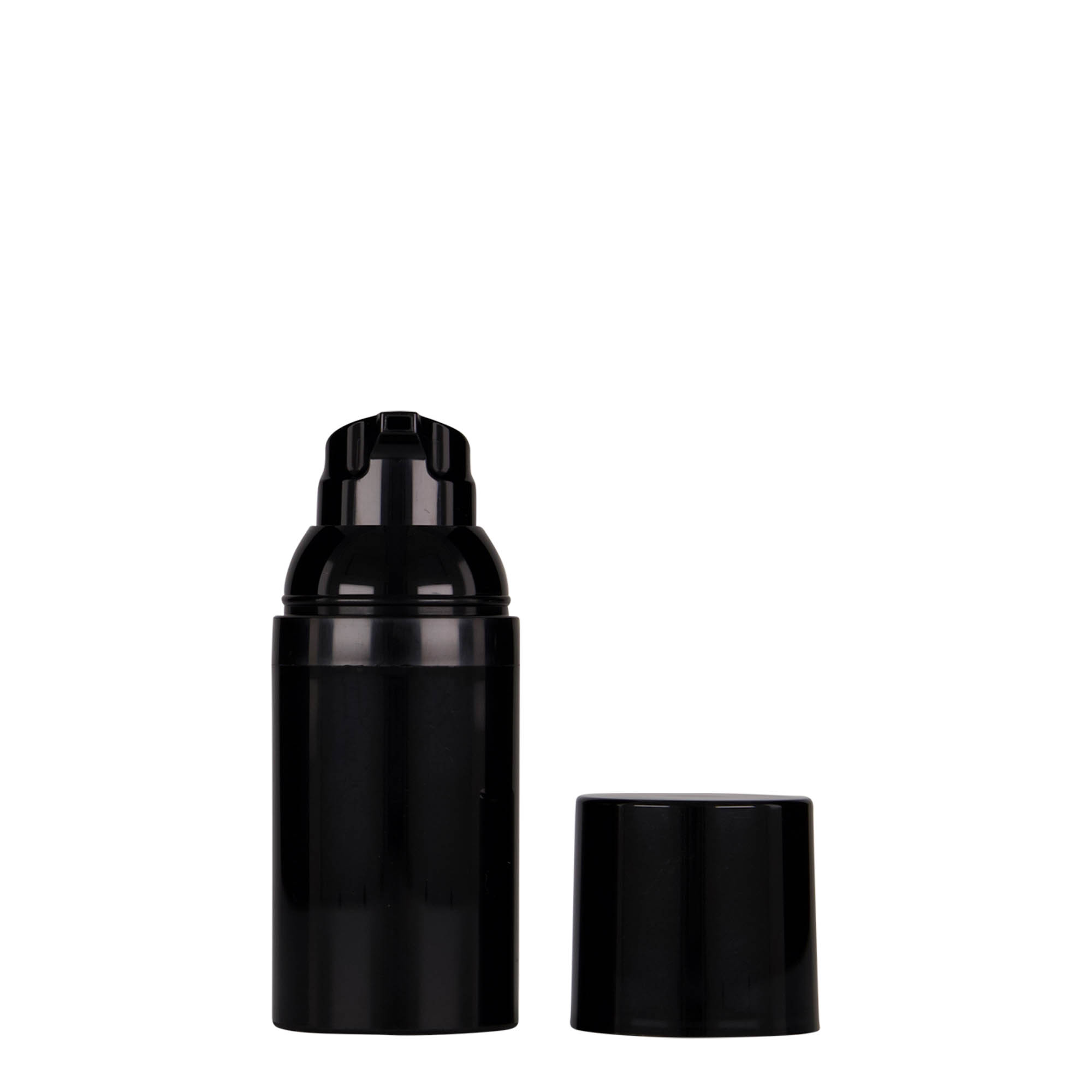 30 ml Airless dozator 'Mezzo', PP-plastika, crni