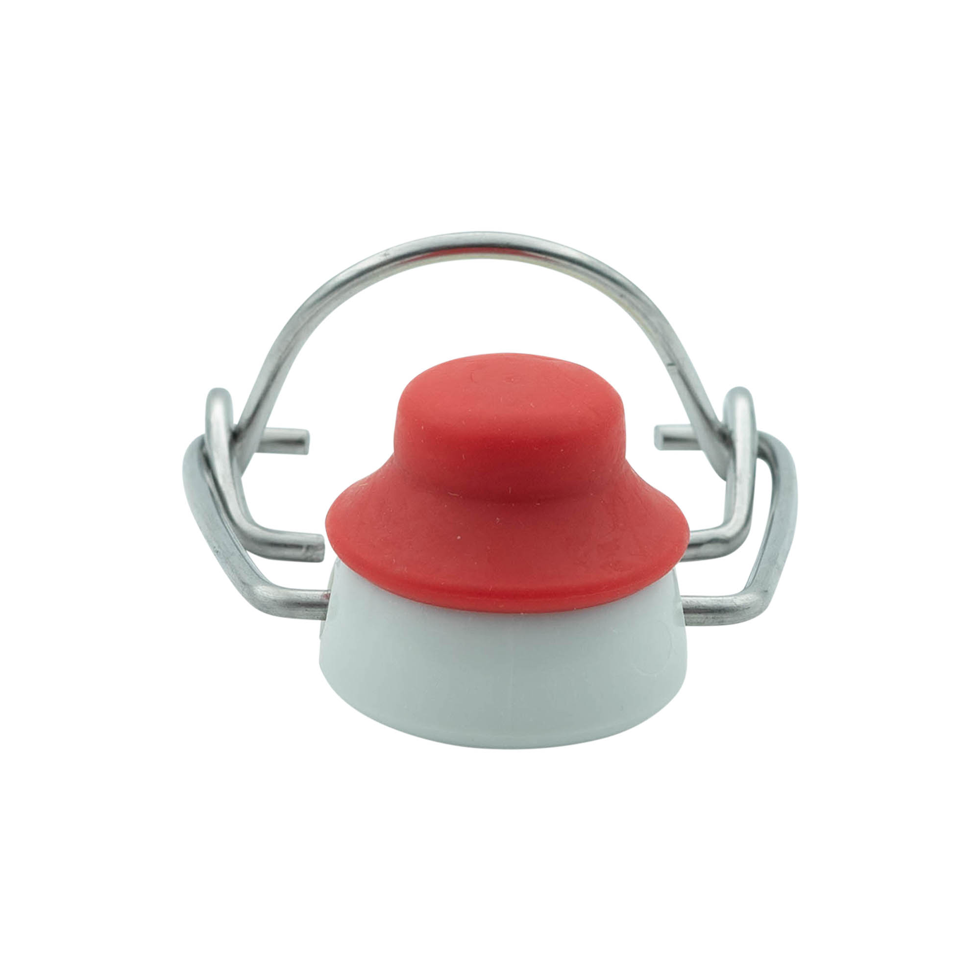 Kopča za naočale posebne veličine, plastika, crveno-bijela Kopča za naočale posebne veličine, plastika, crveno-bijela