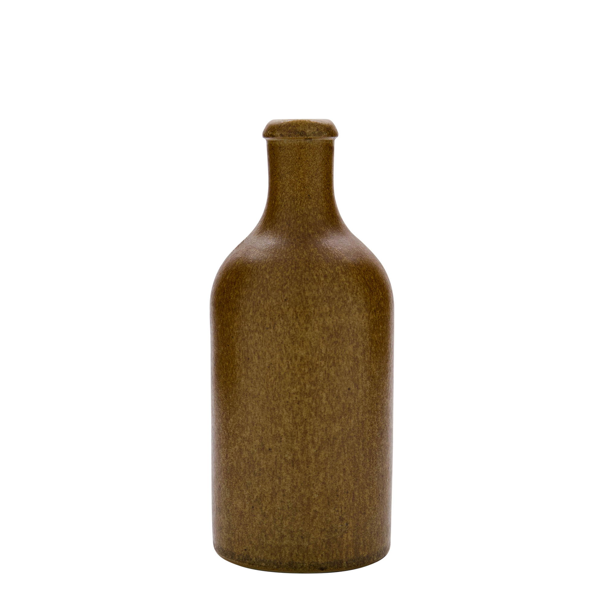 500 ml glineni vrč, kamenina, smeđe-kristalni, otvor: pluta
