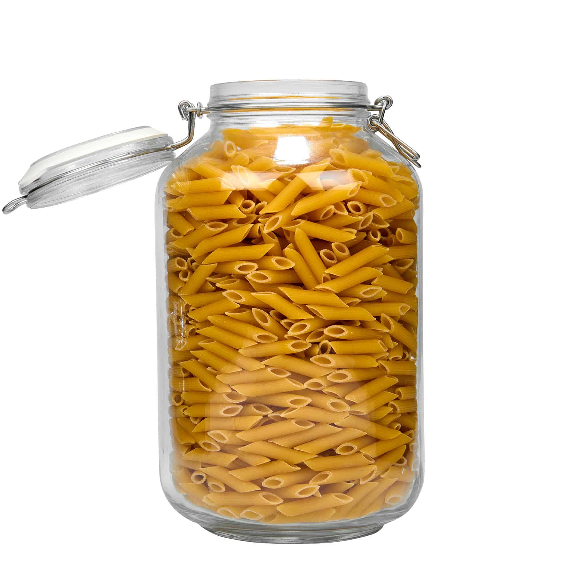 4.000 ml staklena tegla s žičanim zatvaračem 'Fido', otvor: žičani zatvarač