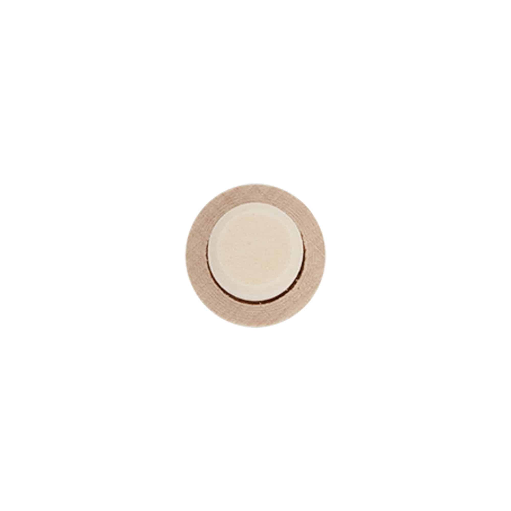 Čep s drškom 14 mm, drvo/plastika, za grlo: čep